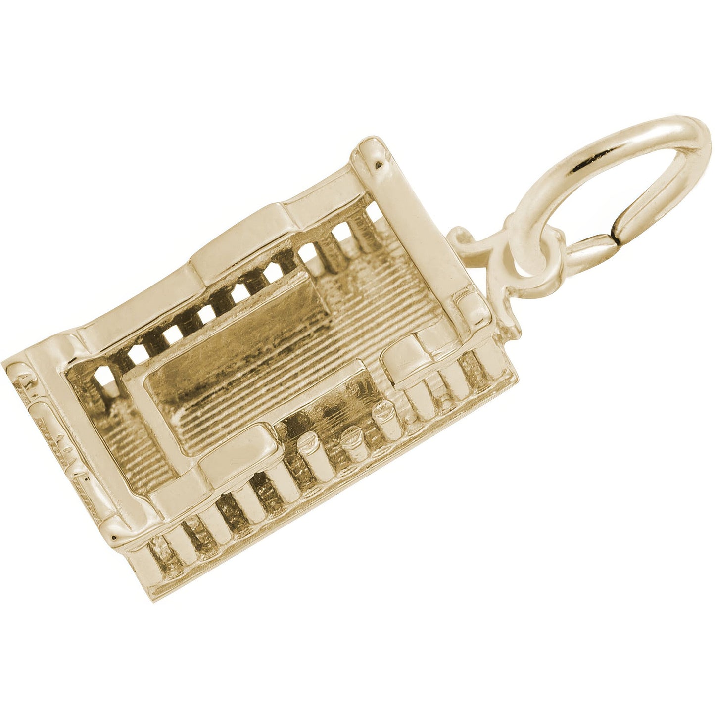 Parthenon Charm - Metal - Sterling Silver