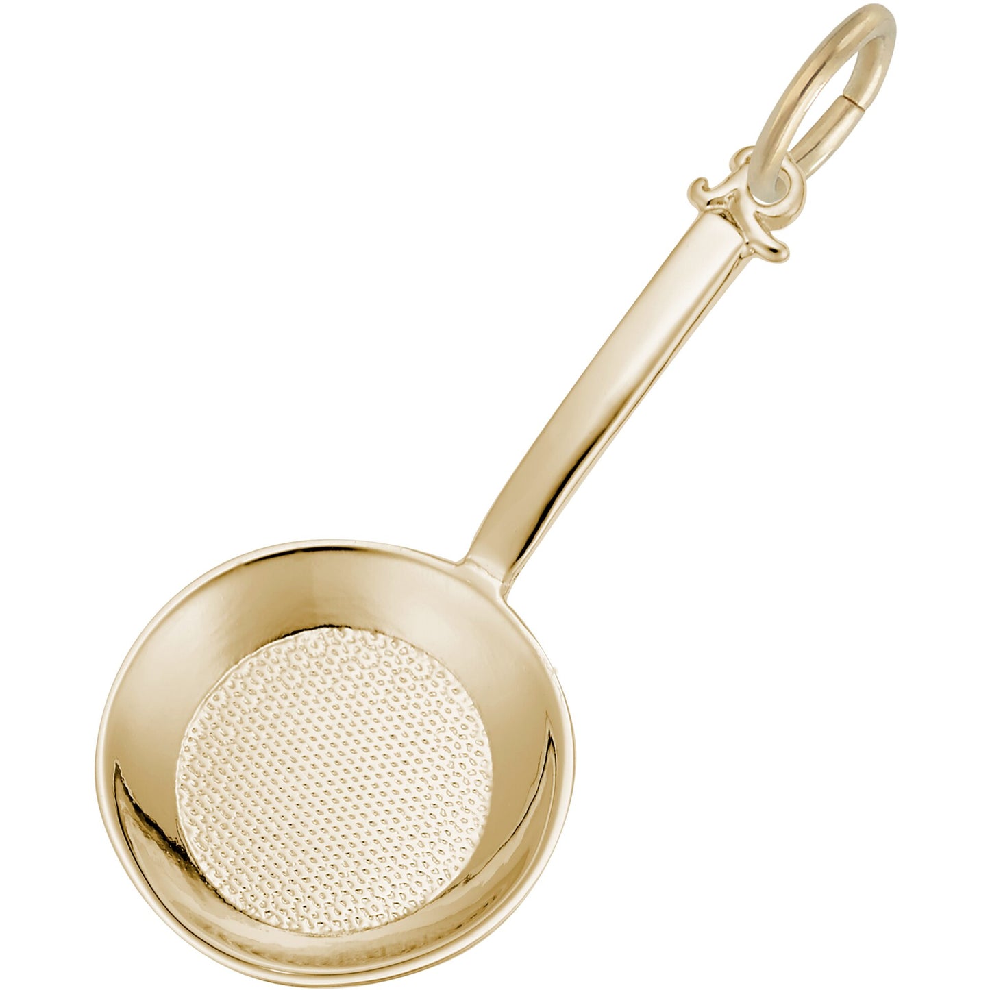 Frying Pan Charm - Metal - Sterling Silver
