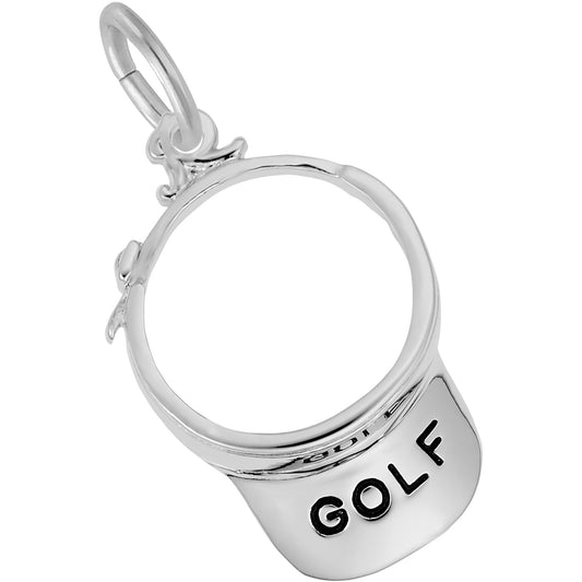 Charms Sterling Silver Golf Visor Charm
