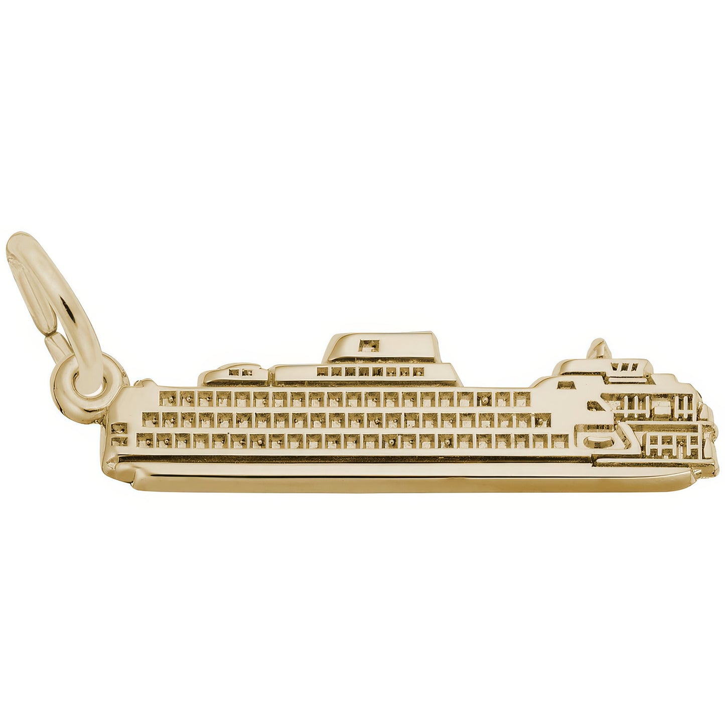 Staten Island Ferry Charm - Metal - Sterling Silver