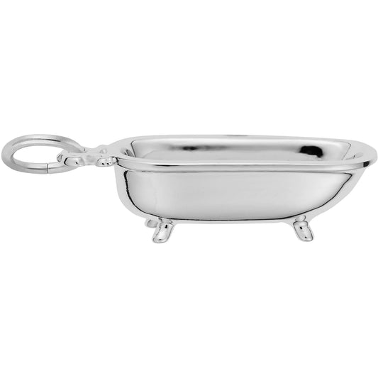 Bathtub Charm - Metal - Sterling Silver