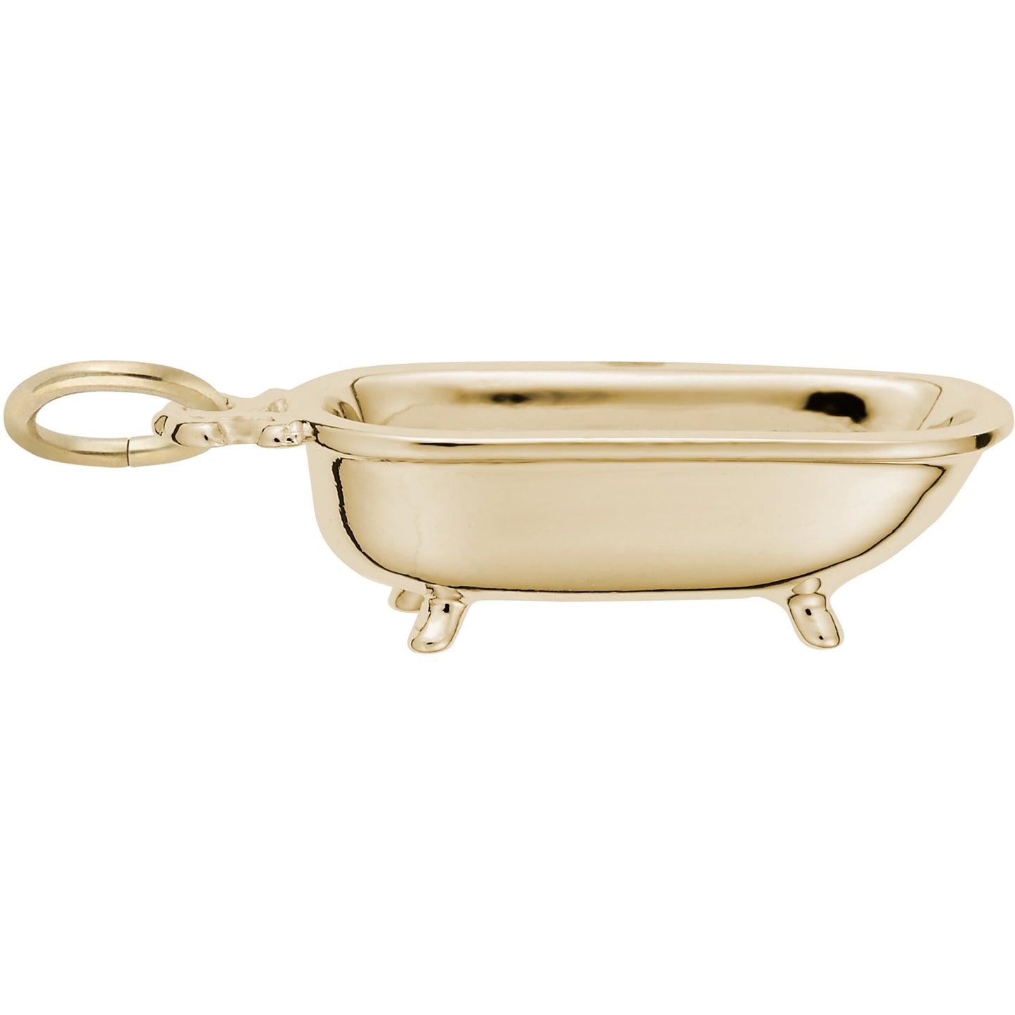 Bathtub Charm - Metal - Sterling Silver