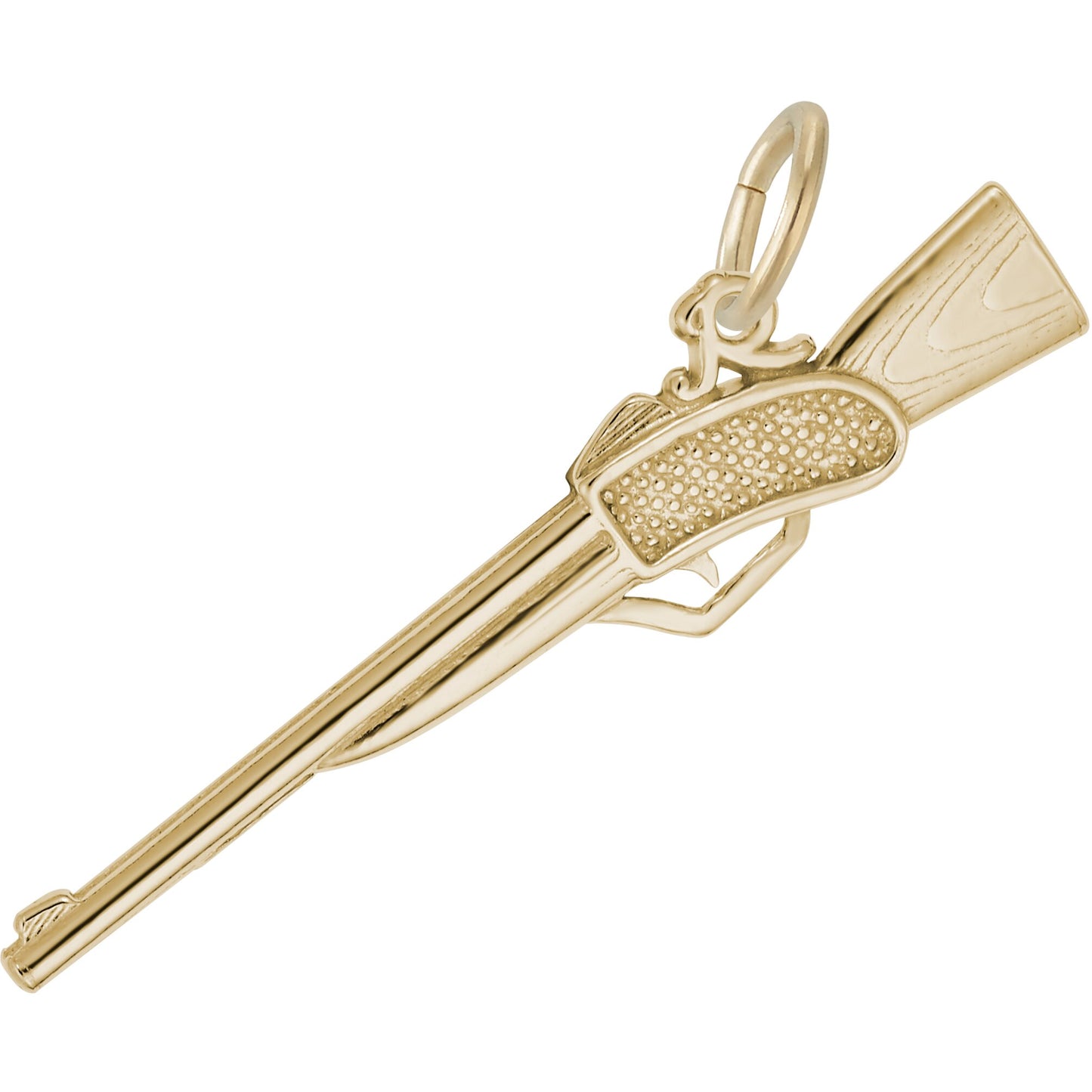Rifle Charm - Metal - Sterling Silver