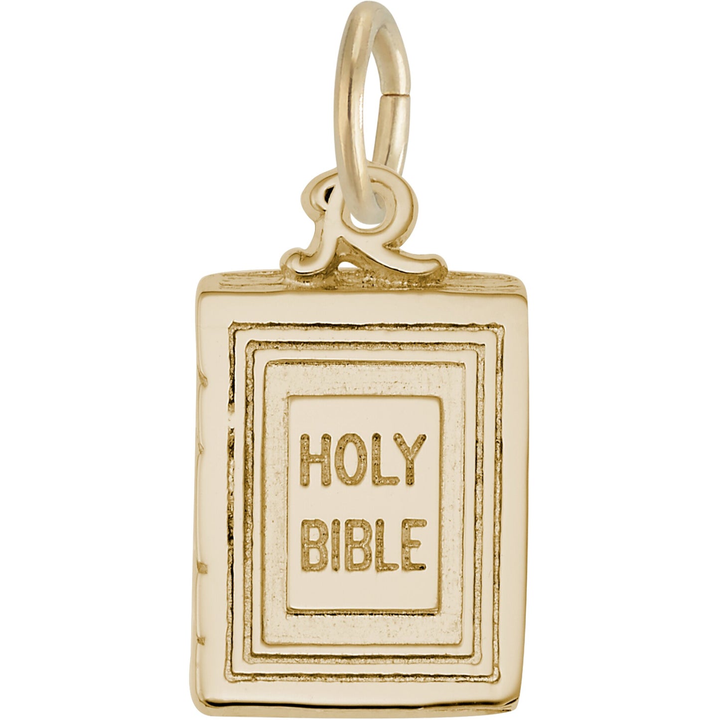 Holy Bible Charm - Metal - Sterling Silver