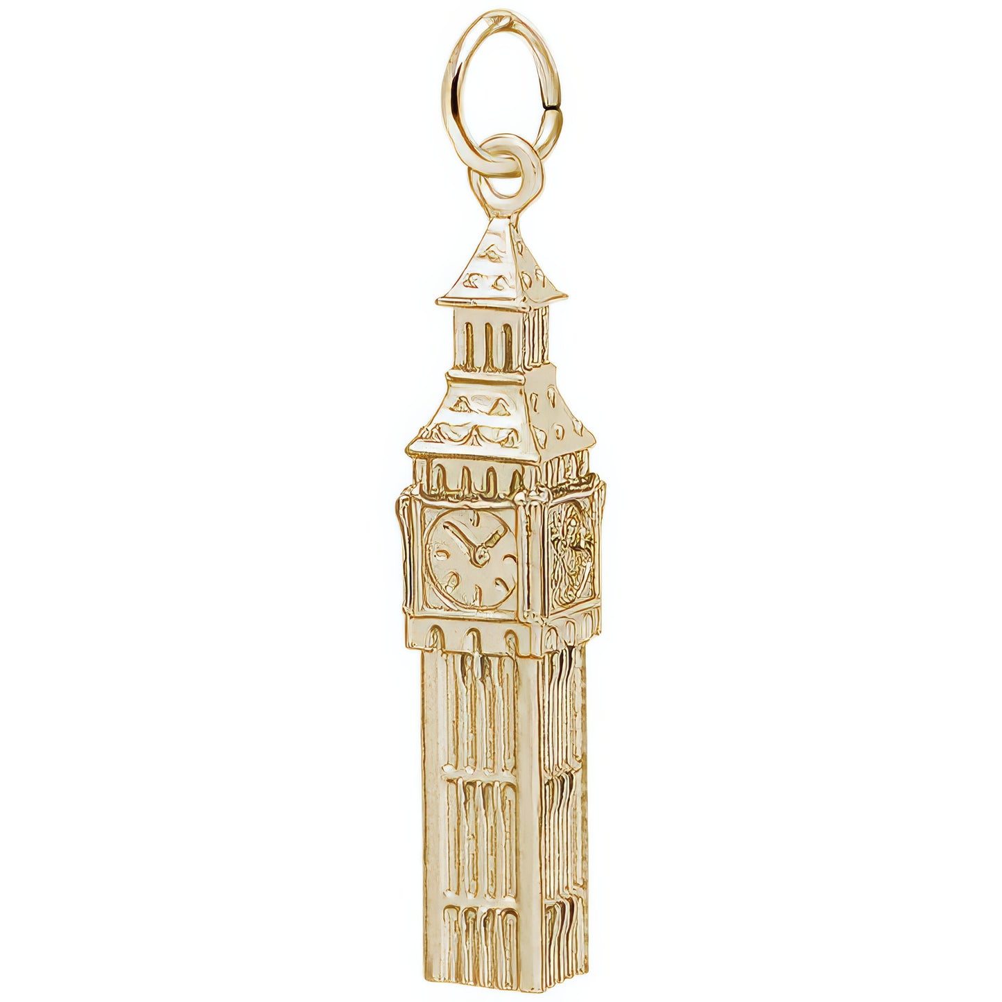 Sterling Silver Big Ben Charm - 27mm x 5mm