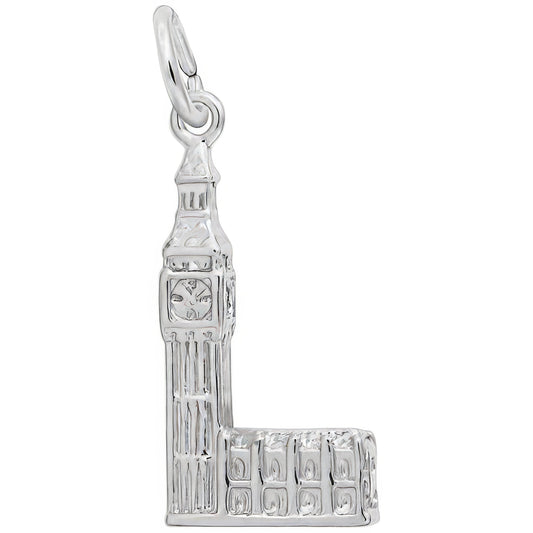 Sterling Silver Big Ben Charm