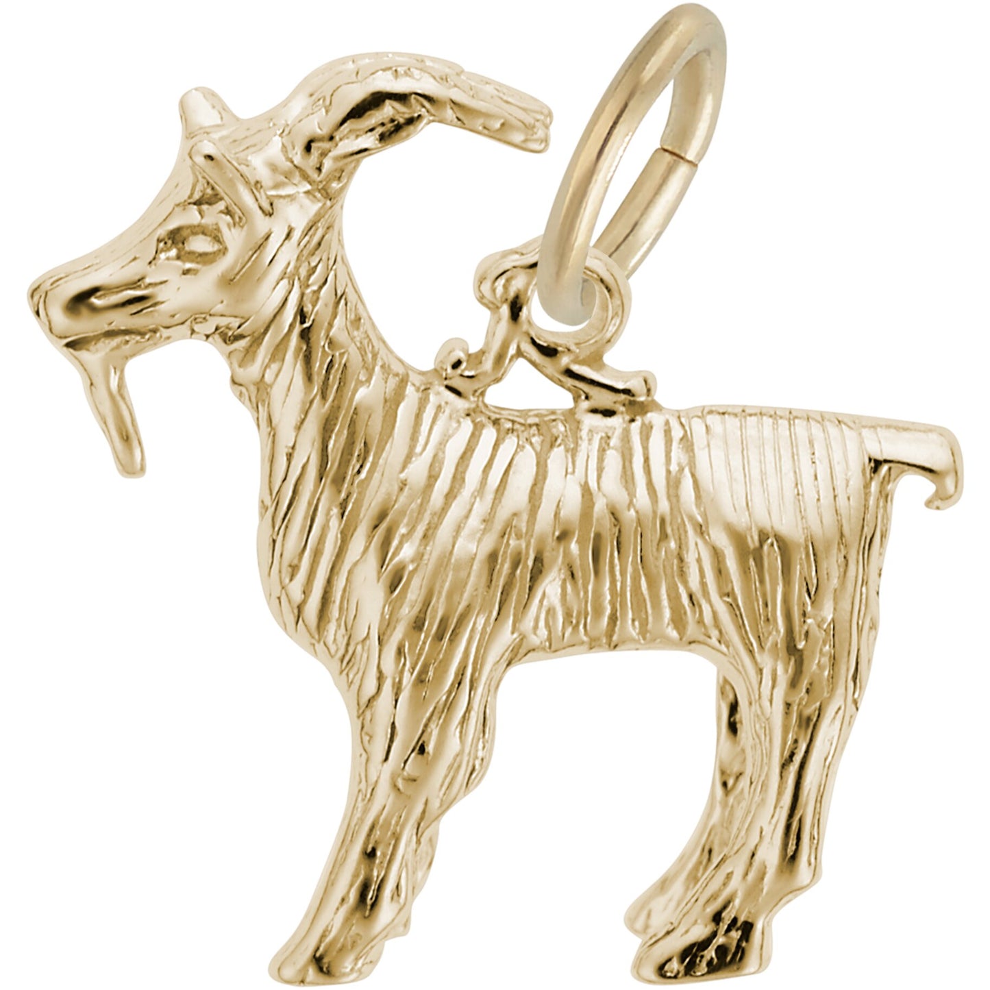 Billy Goat Charm - Metal - Sterling Silver