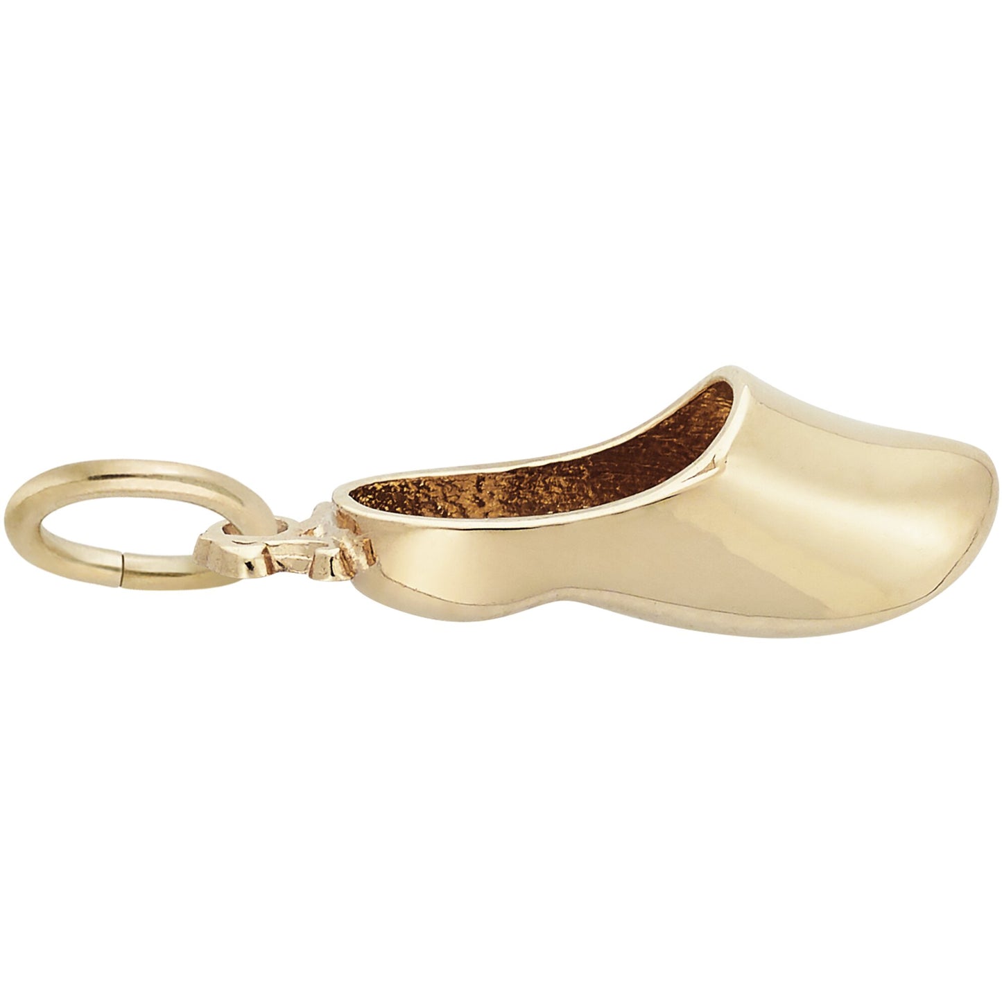 Clog Shoe Charm - Metal - Sterling Silver