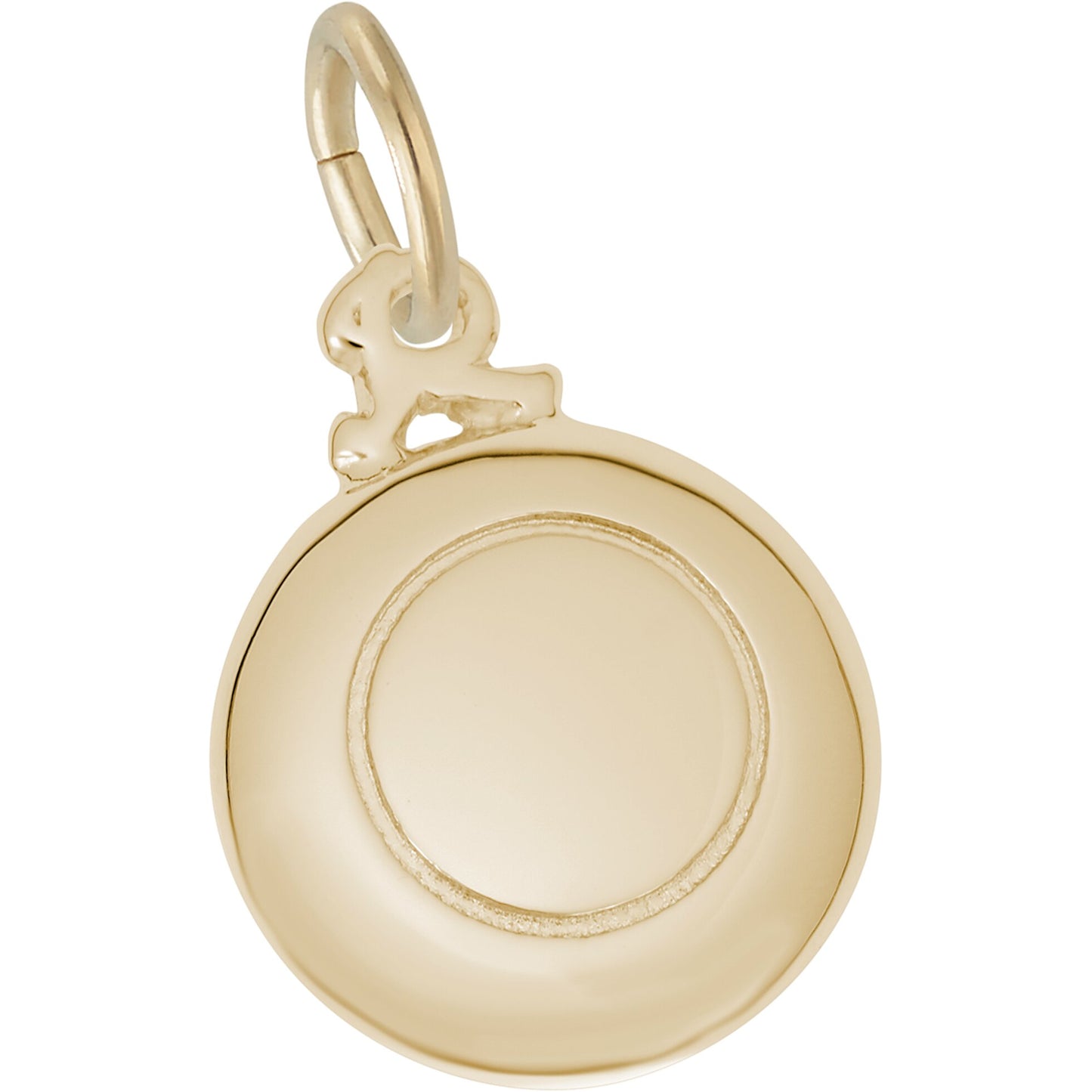 Frisbee Charm - Metal - Sterling Silver