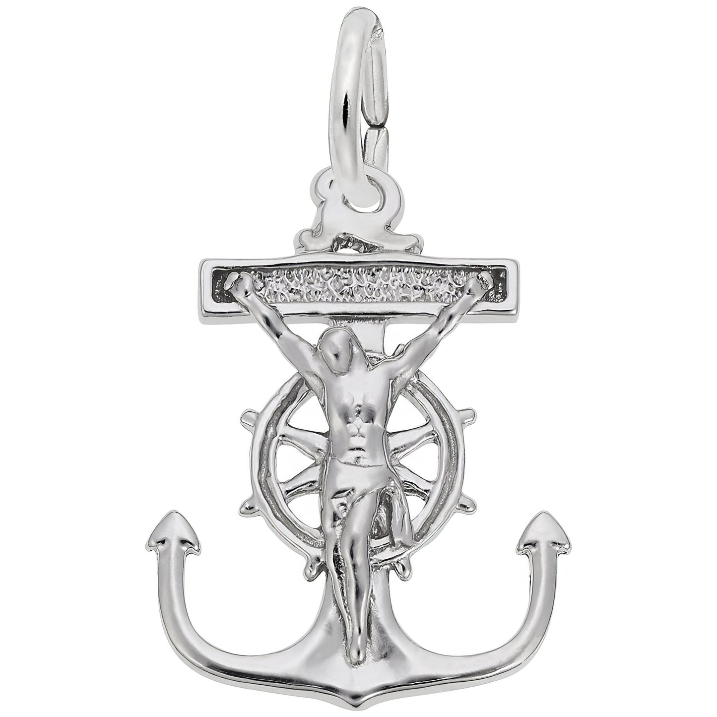 Mariners Cross Charm - Metal - Sterling Silver