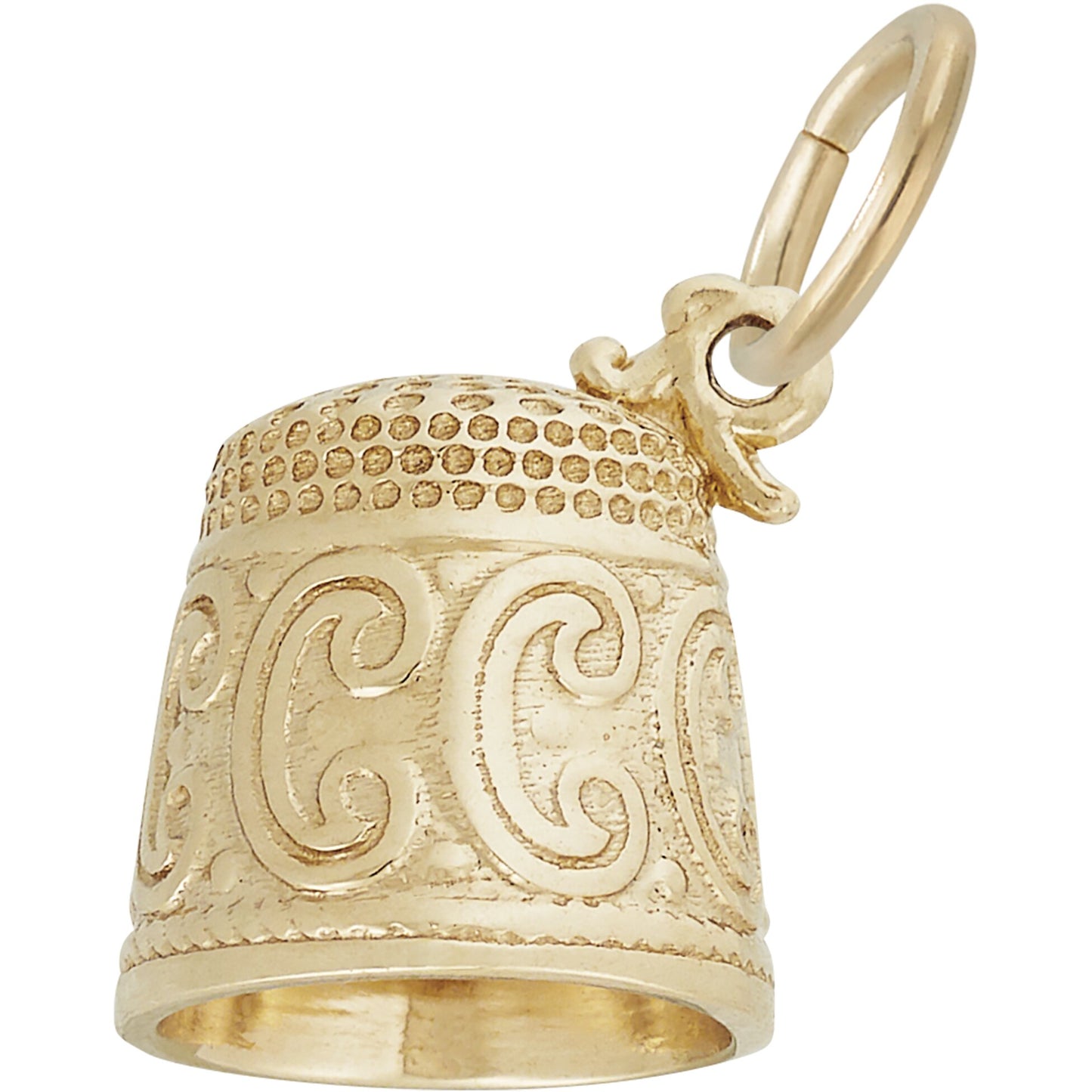 Thimble Charm - Metal - Sterling Silver