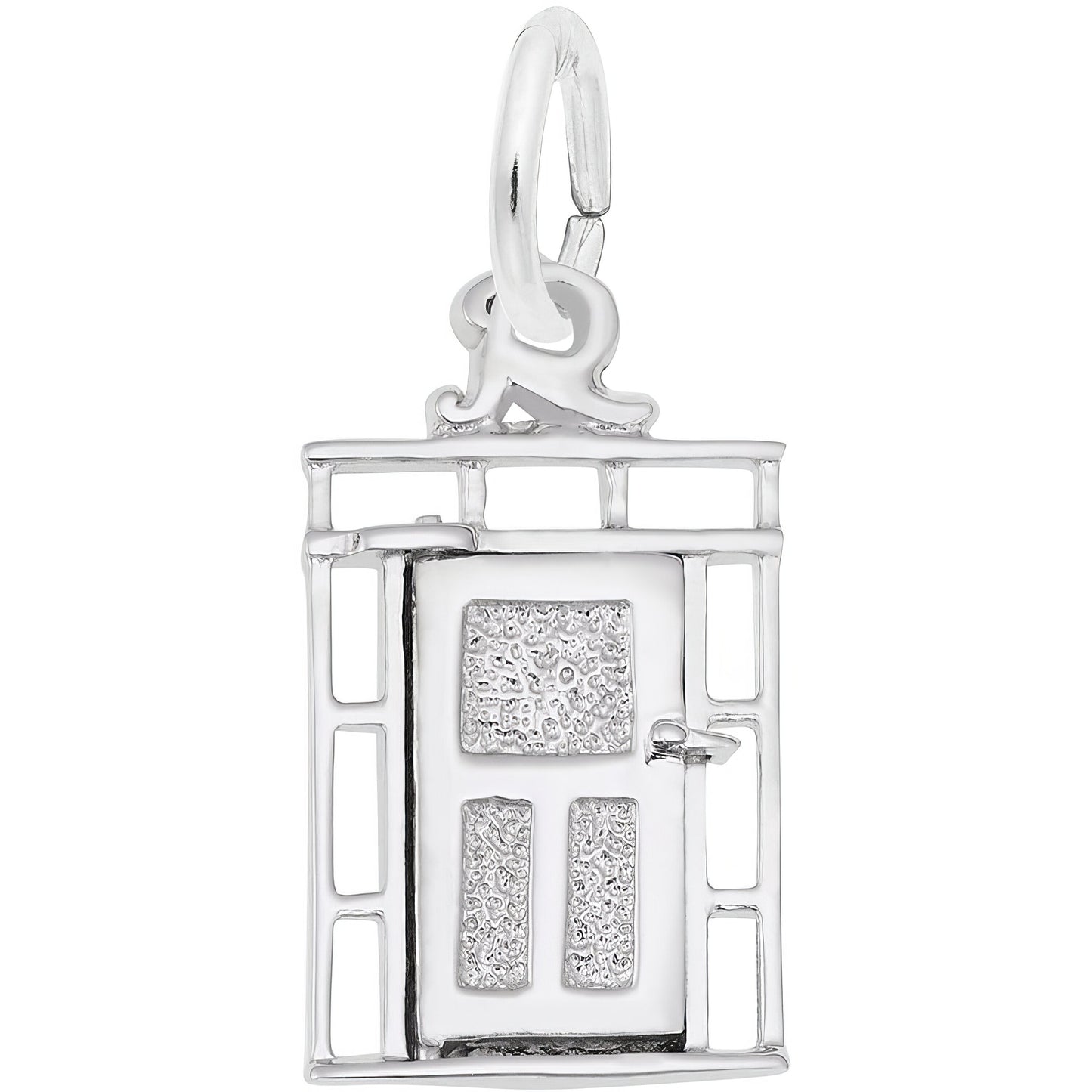 Door Charm - Metal - Sterling Silver