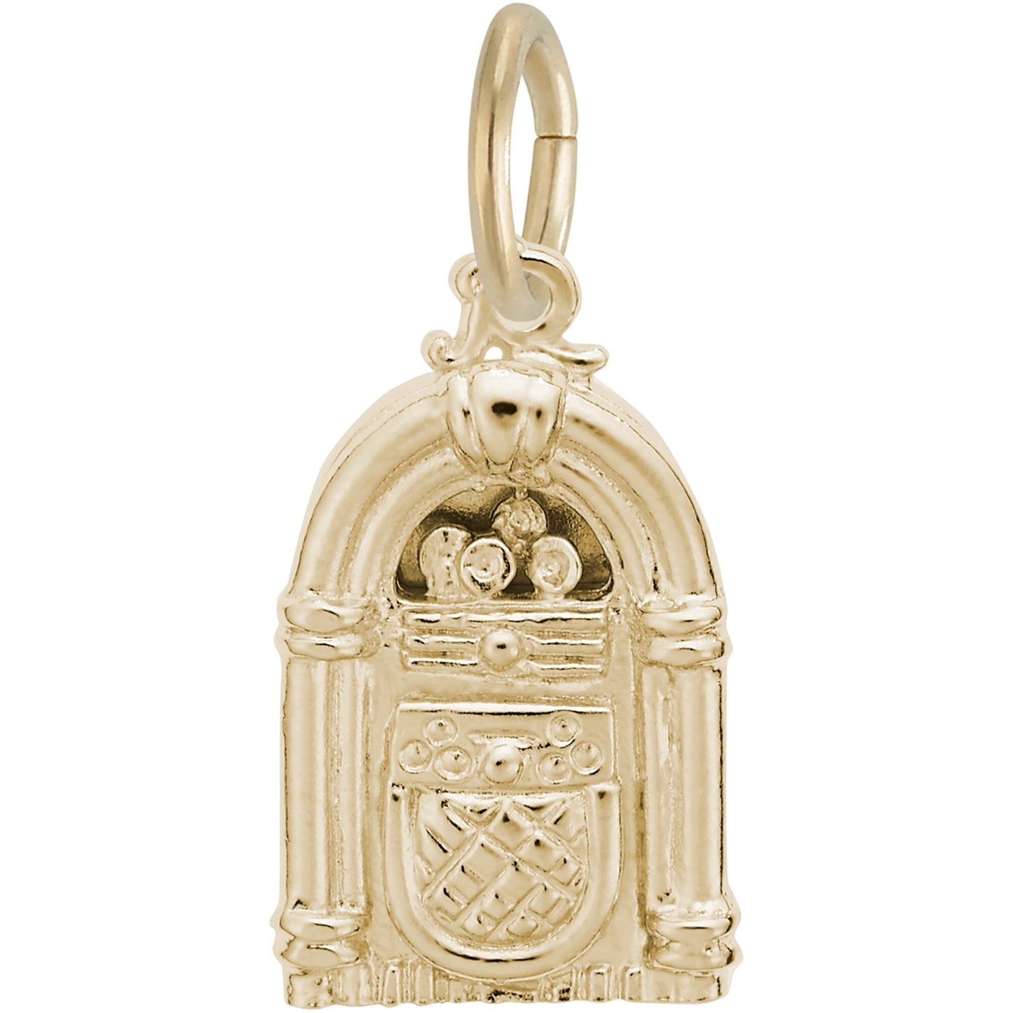 Jukebox Charm - Metal - Sterling Silver