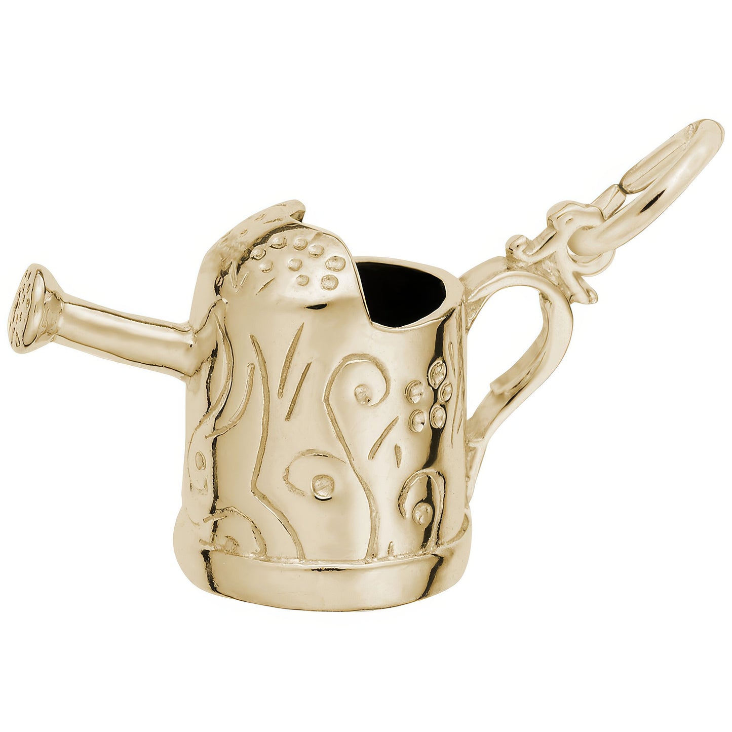 Sterling Silver Watering Can Charm - 13mm x 19mm