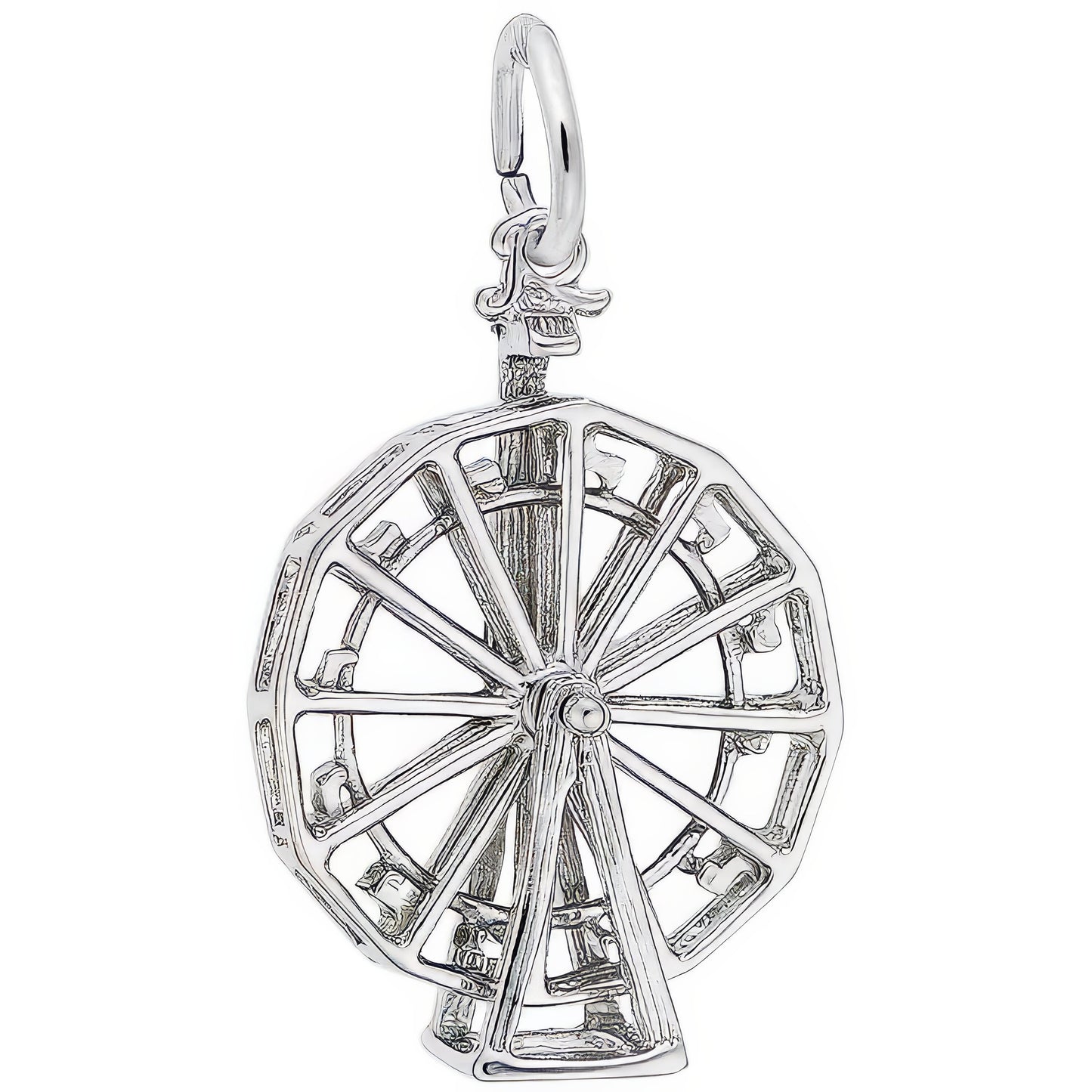 Charms Sterling Silver Ferris Wheel Charm