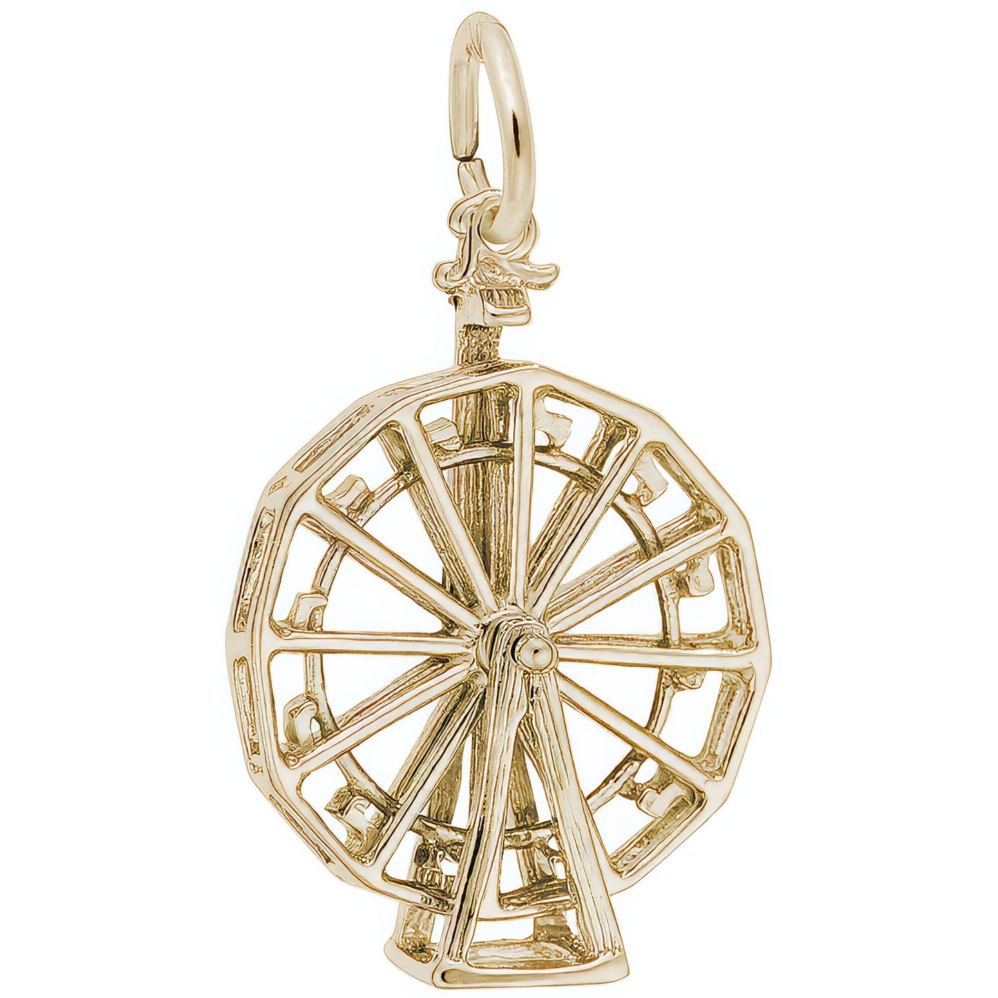 Charms Sterling Silver Ferris Wheel Charm