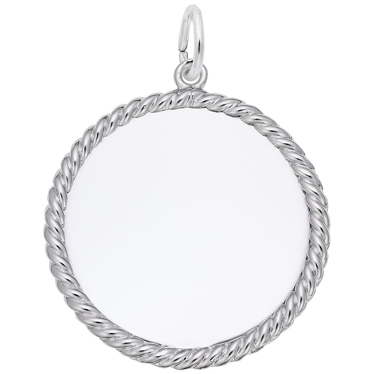 Medium Rope Charm - Metal - Sterling Silver