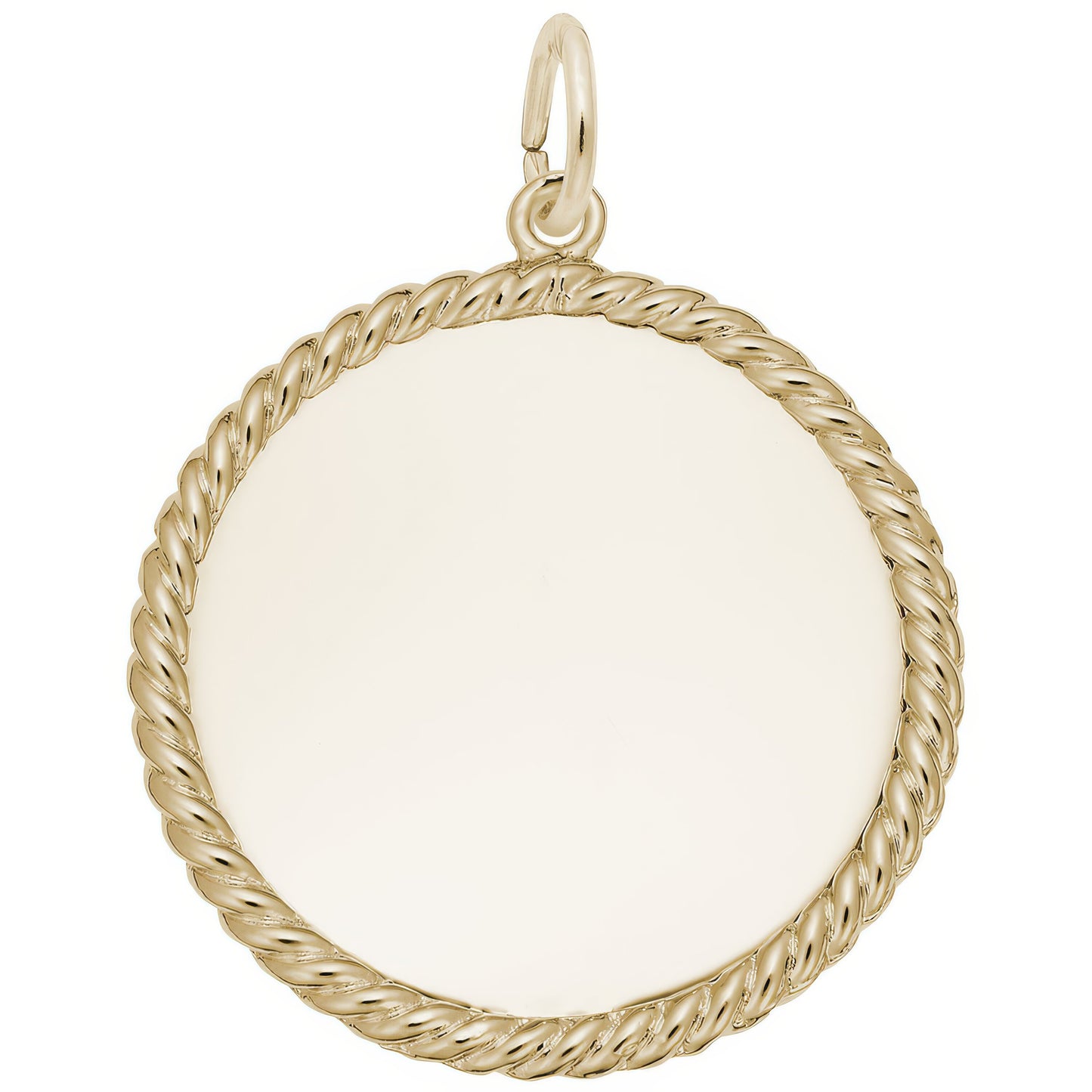 Medium Rope Charm - Metal - Sterling Silver
