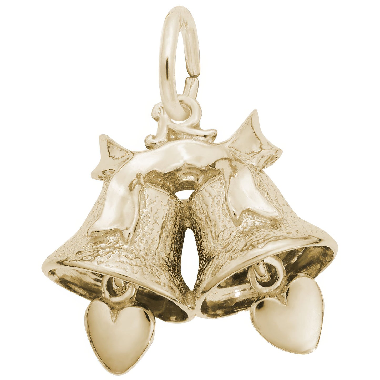 Sterling Silver Bells Charm - 14mm x 16mm