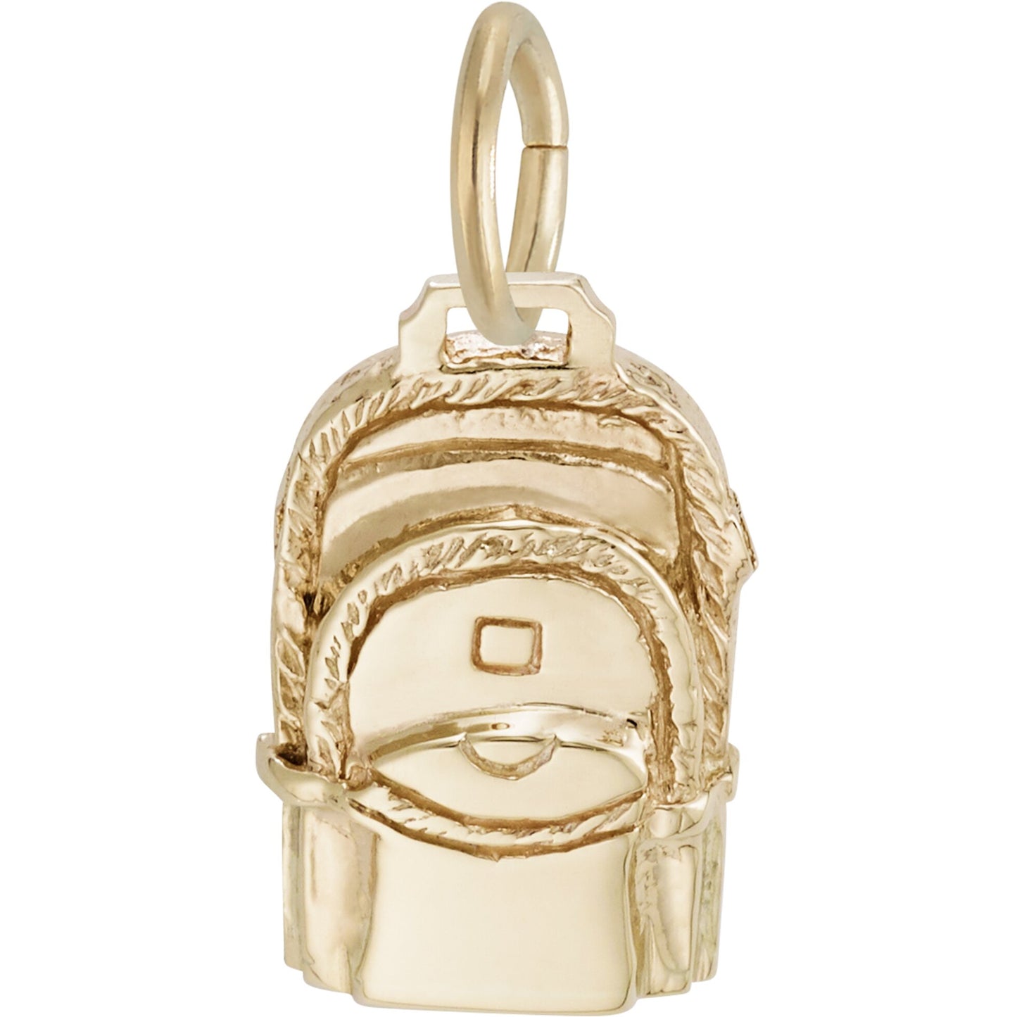 Back Pack Charm - Metal - Sterling Silver