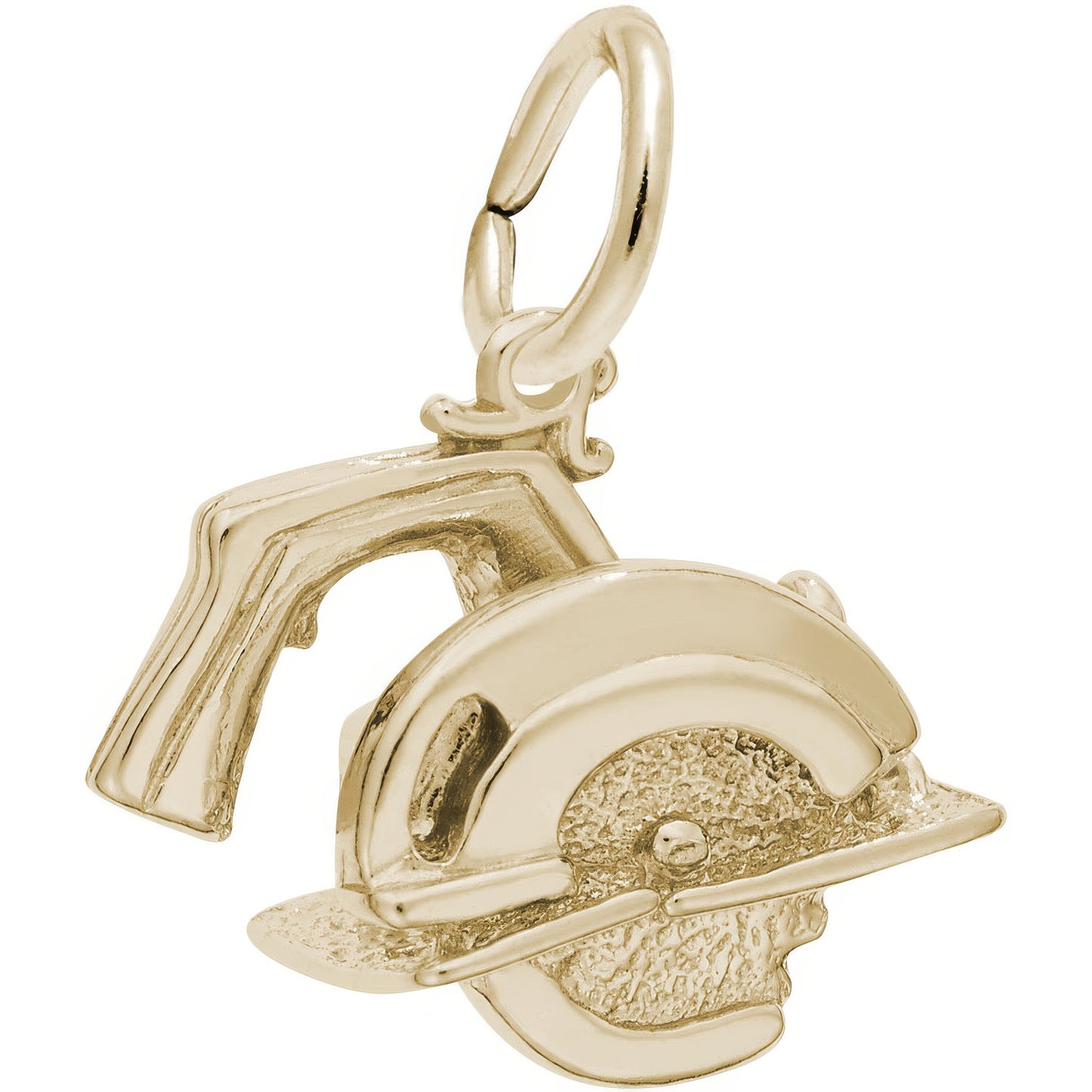 Electric Saw Charm - Metal - Sterling Silver