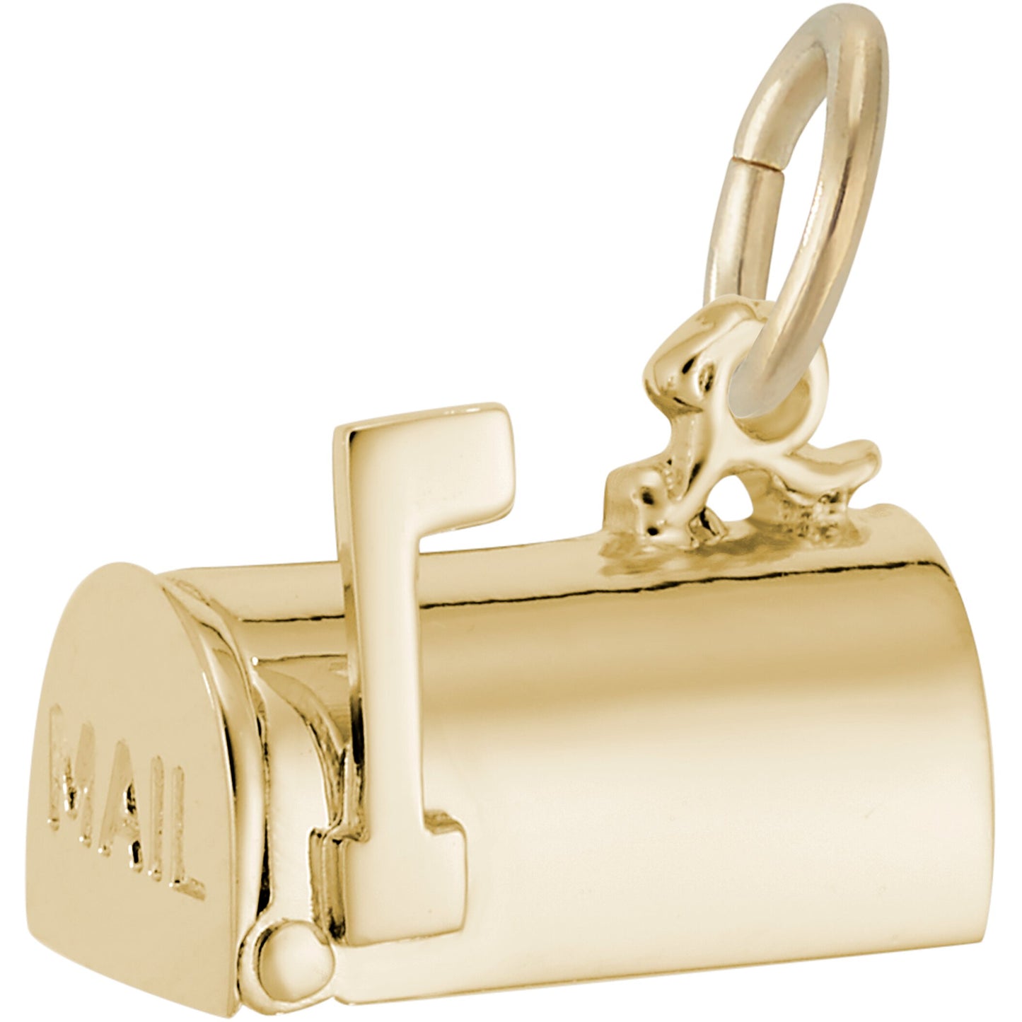 Mailbox Charm - Metal - Sterling Silver
