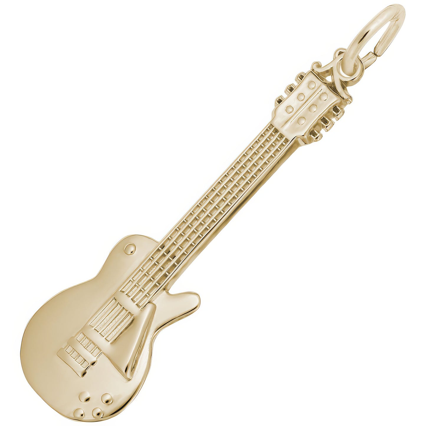 Sterling Silver Guitar Electric Charm