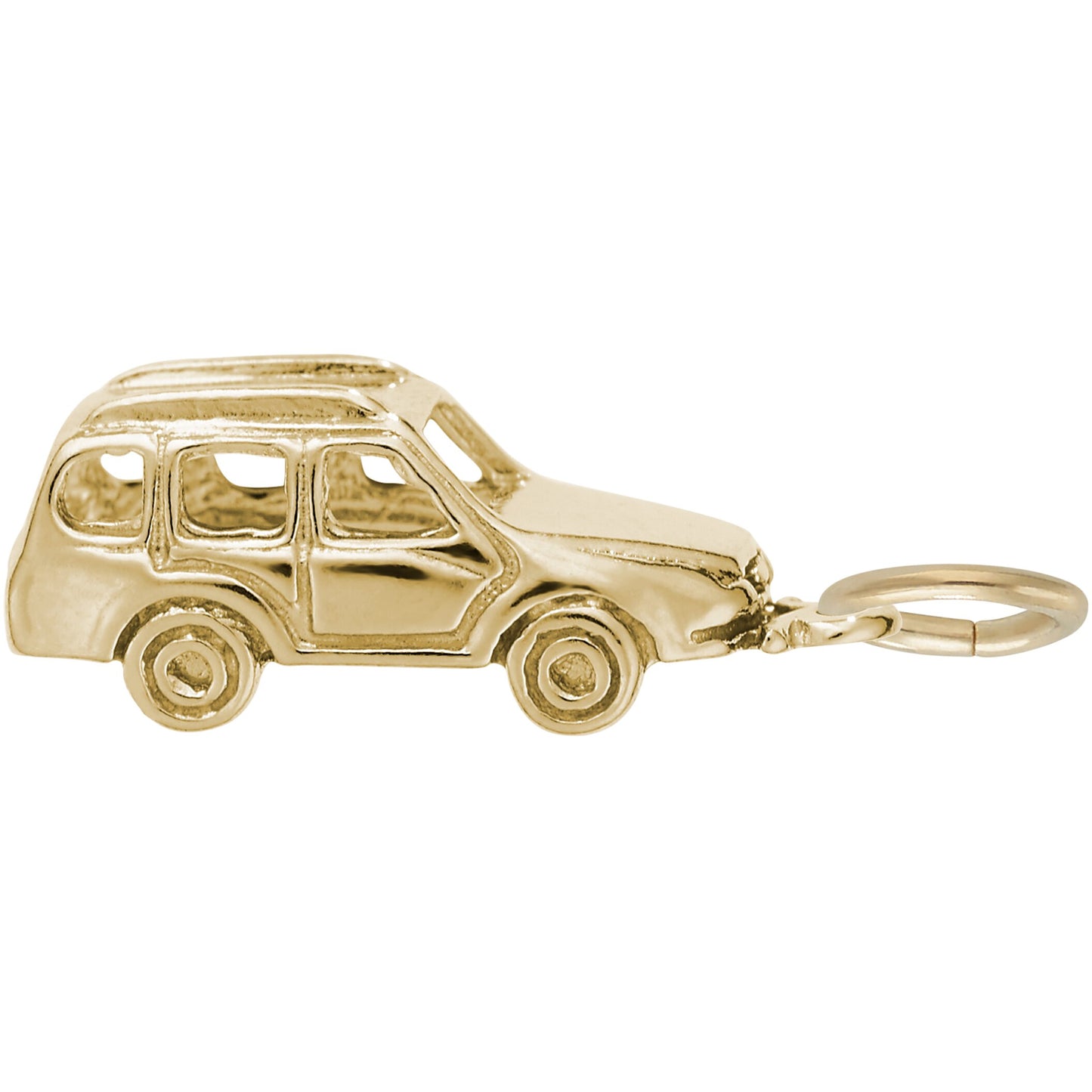 European Taxi Cab Charm - Metal - Sterling Silver