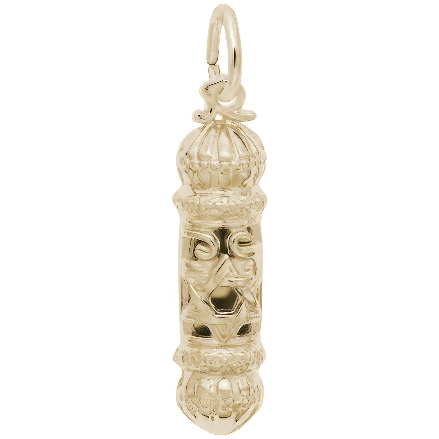 Mezuzah Charm - Metal - Sterling Silver