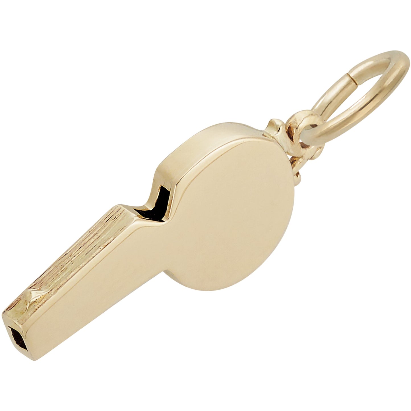 Referees Whistle Charm - Metal - Sterling Silver