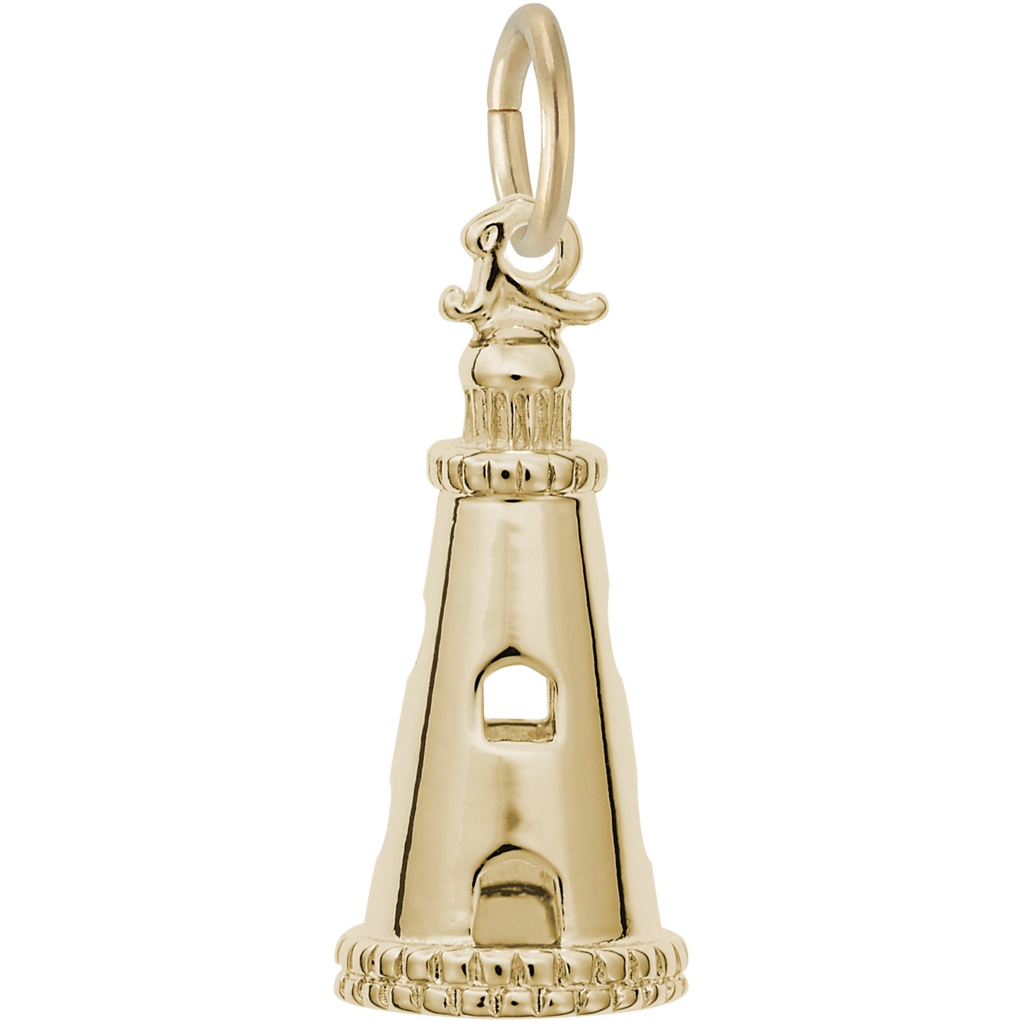 Classic Lighthouse Charm - Metal - Sterling Silver