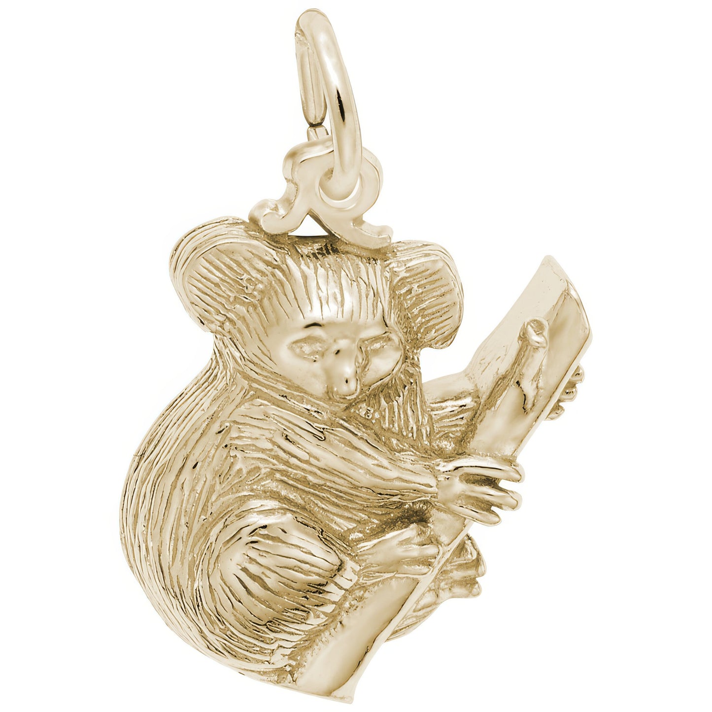 Sterling Silver Koala Bear Charm - 14mm x 12mm