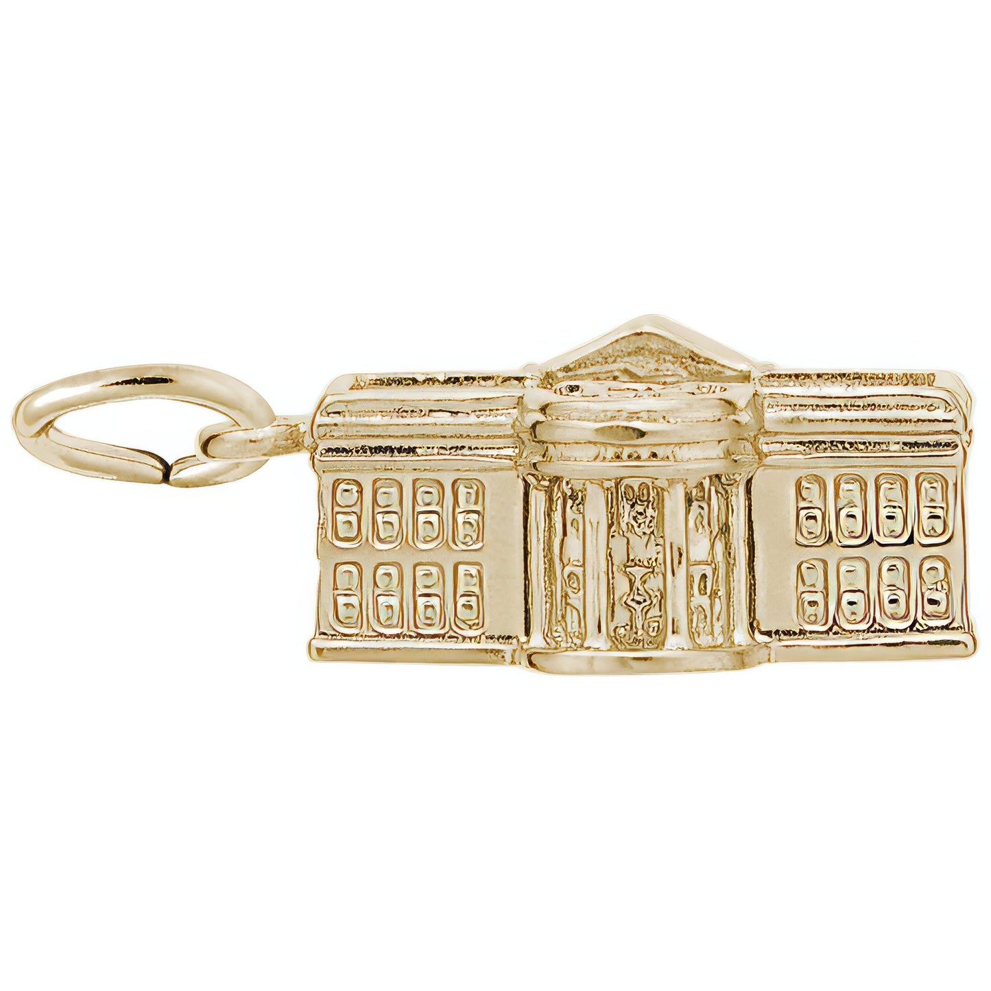 United States White House Charm - Metal - Sterling Silver