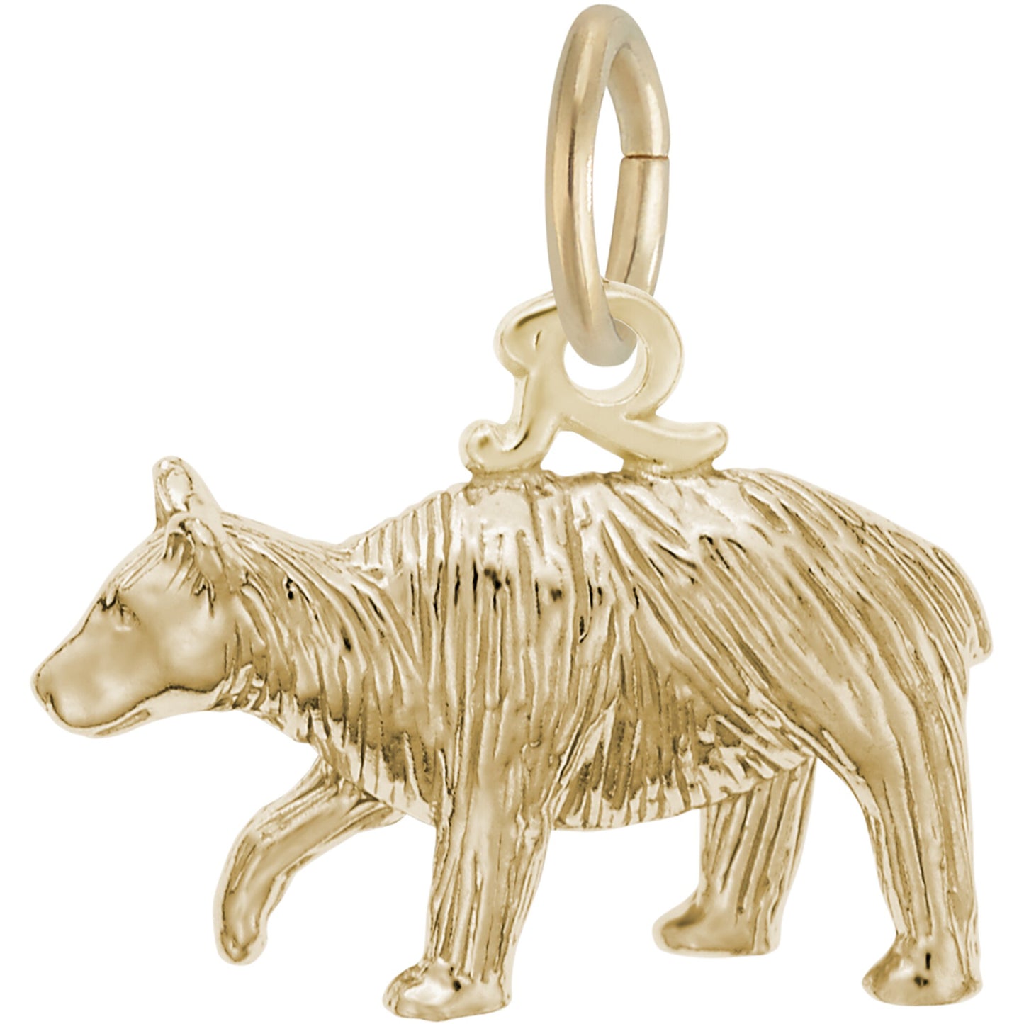 Bear Charm - Metal - Sterling Silver