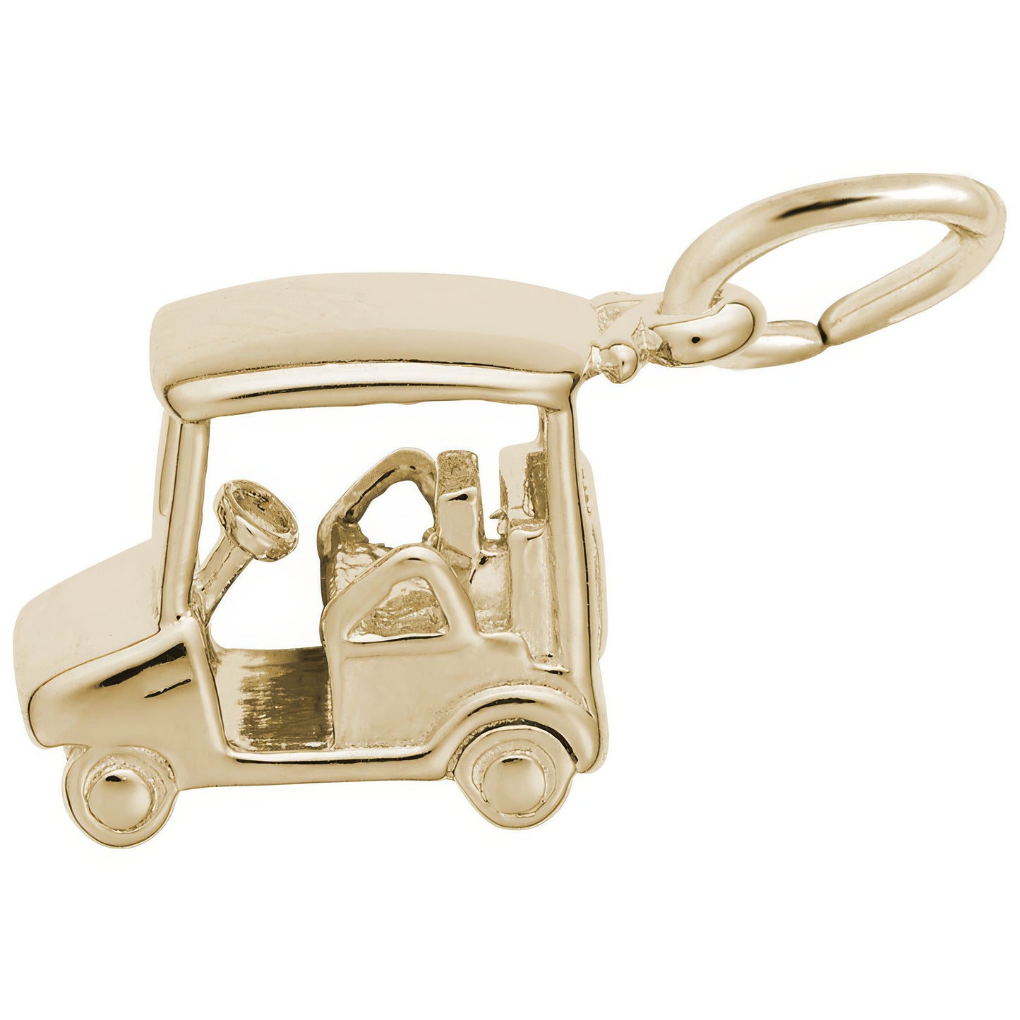 Sterling Silver Golf Cart Charm