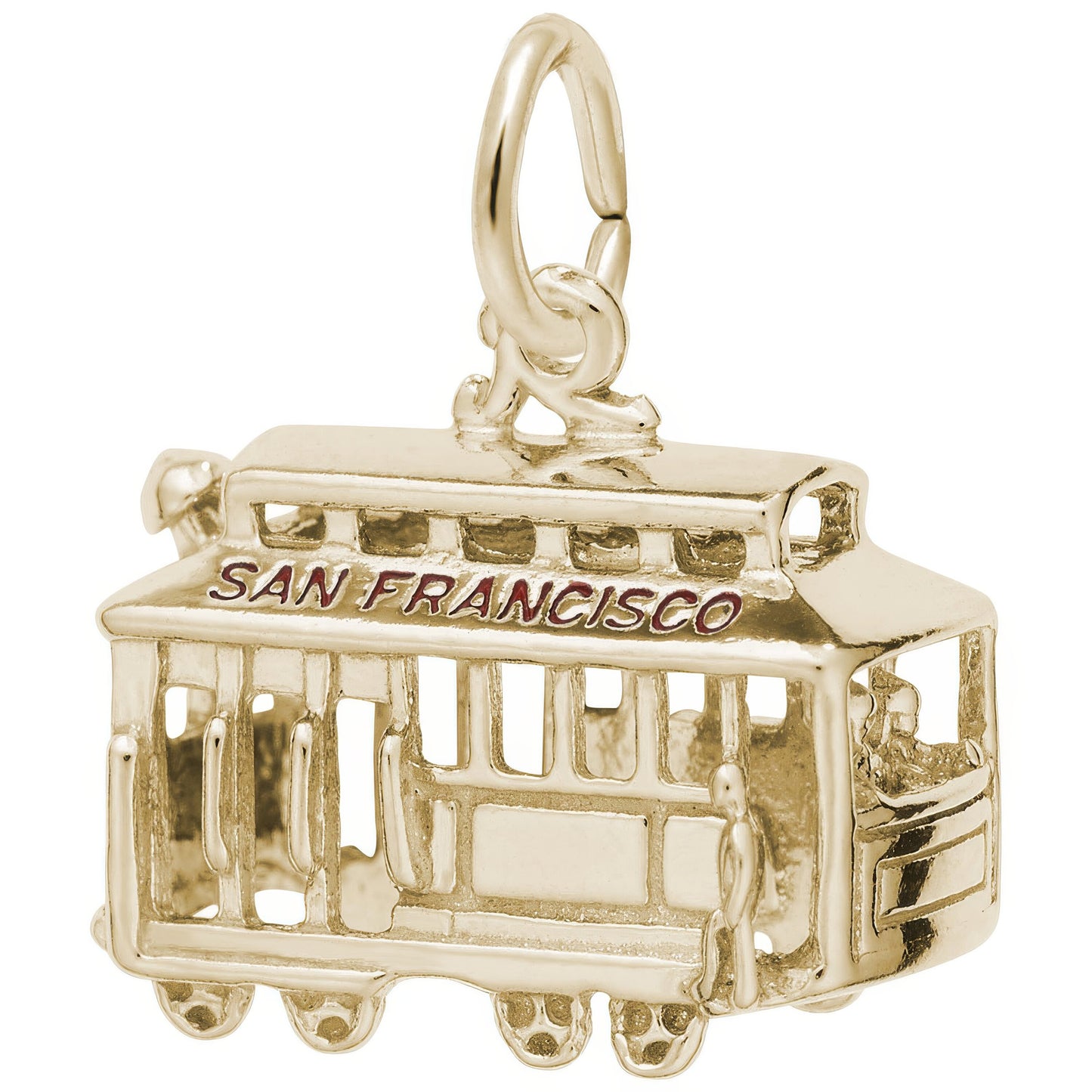Sterling Silver San Francisco Cable Car Charm