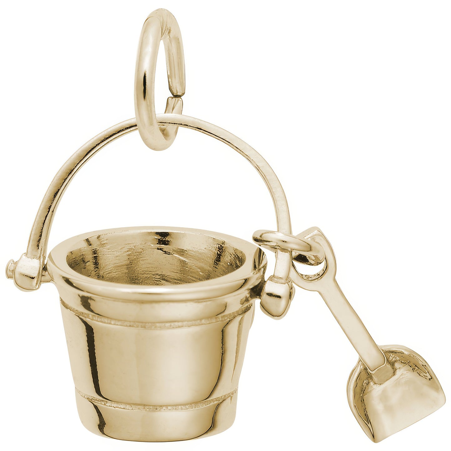 Sterling Silver Pail and Shovel Charm