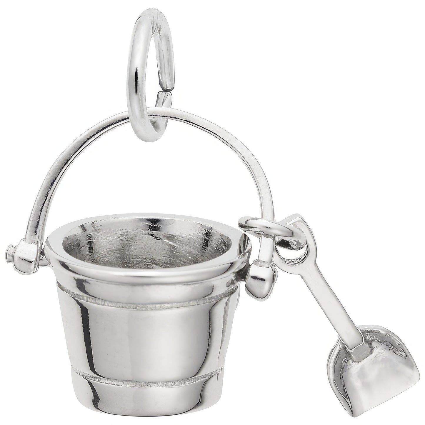 Sterling Silver Pail and Shovel Charm