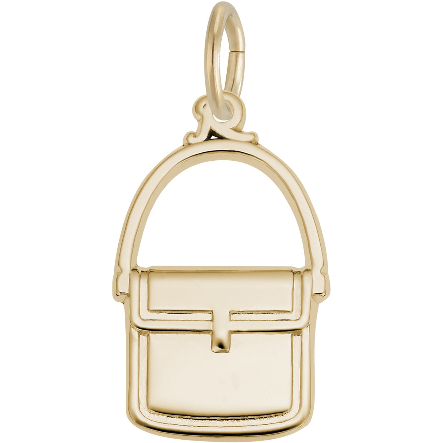 Messenger Purse Charm - Metal - Sterling Silver