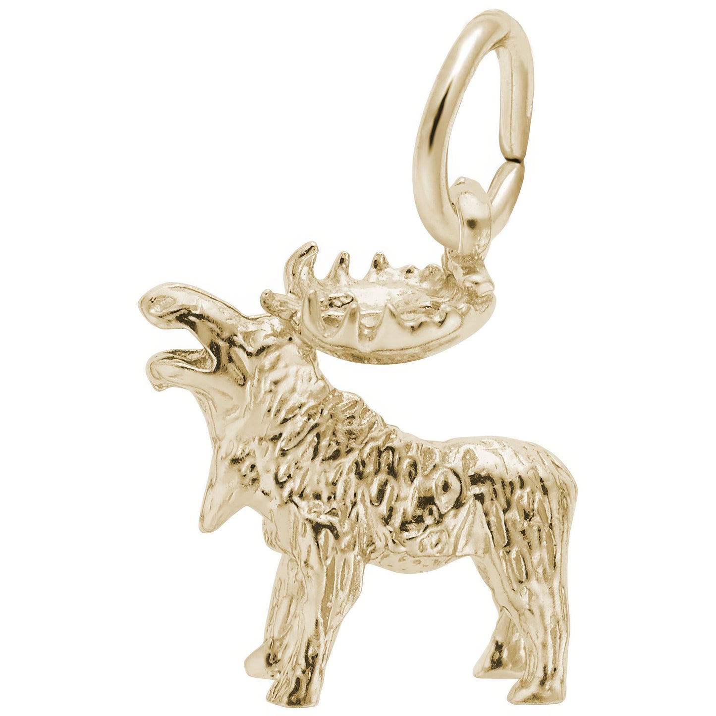 Charms Sterling Silver Moose Charm