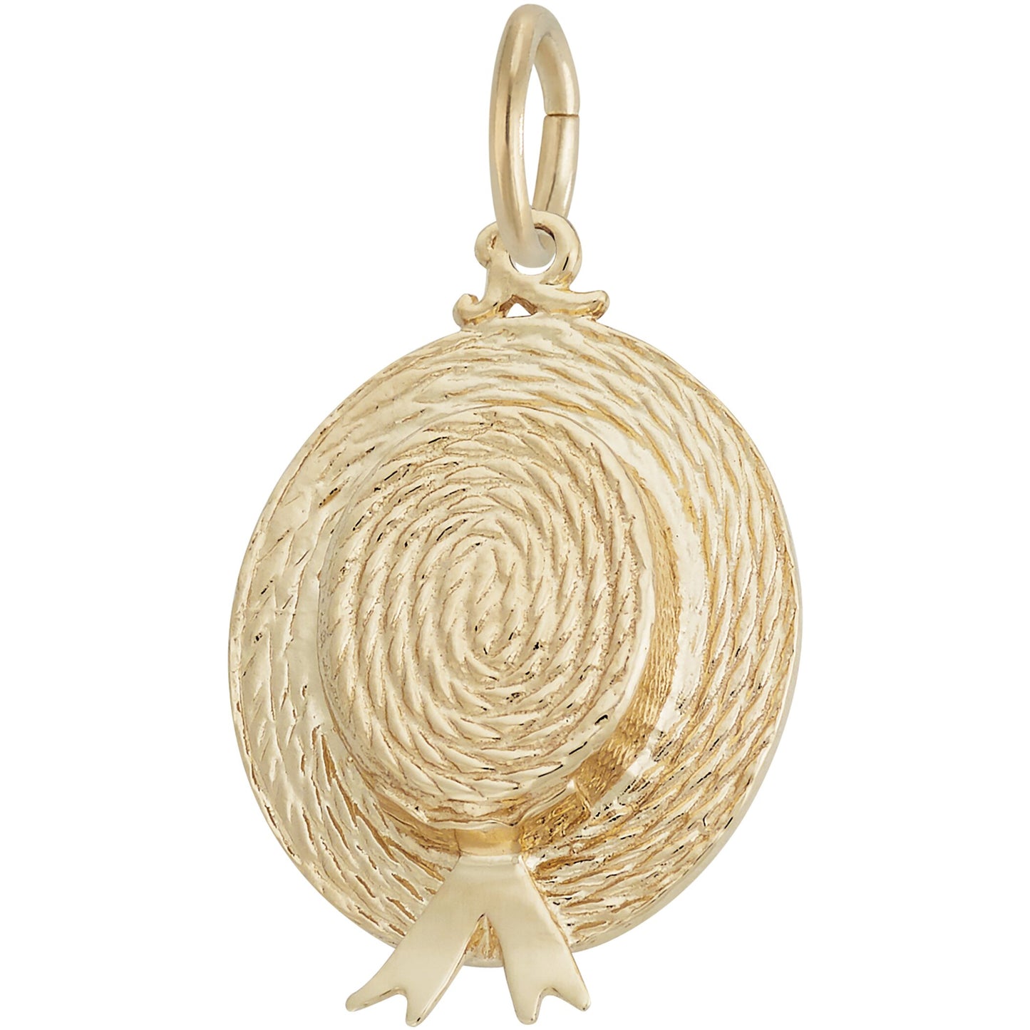 Easter Bonnet Charm - Metal - Sterling Silver
