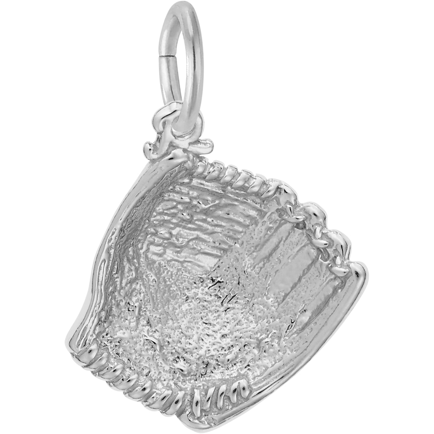 Baseball Glove Charm - Metal - Sterling Silver