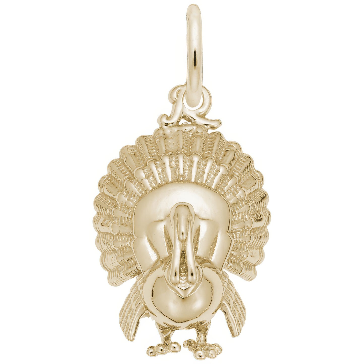 Sterling Silver Turkey Charm