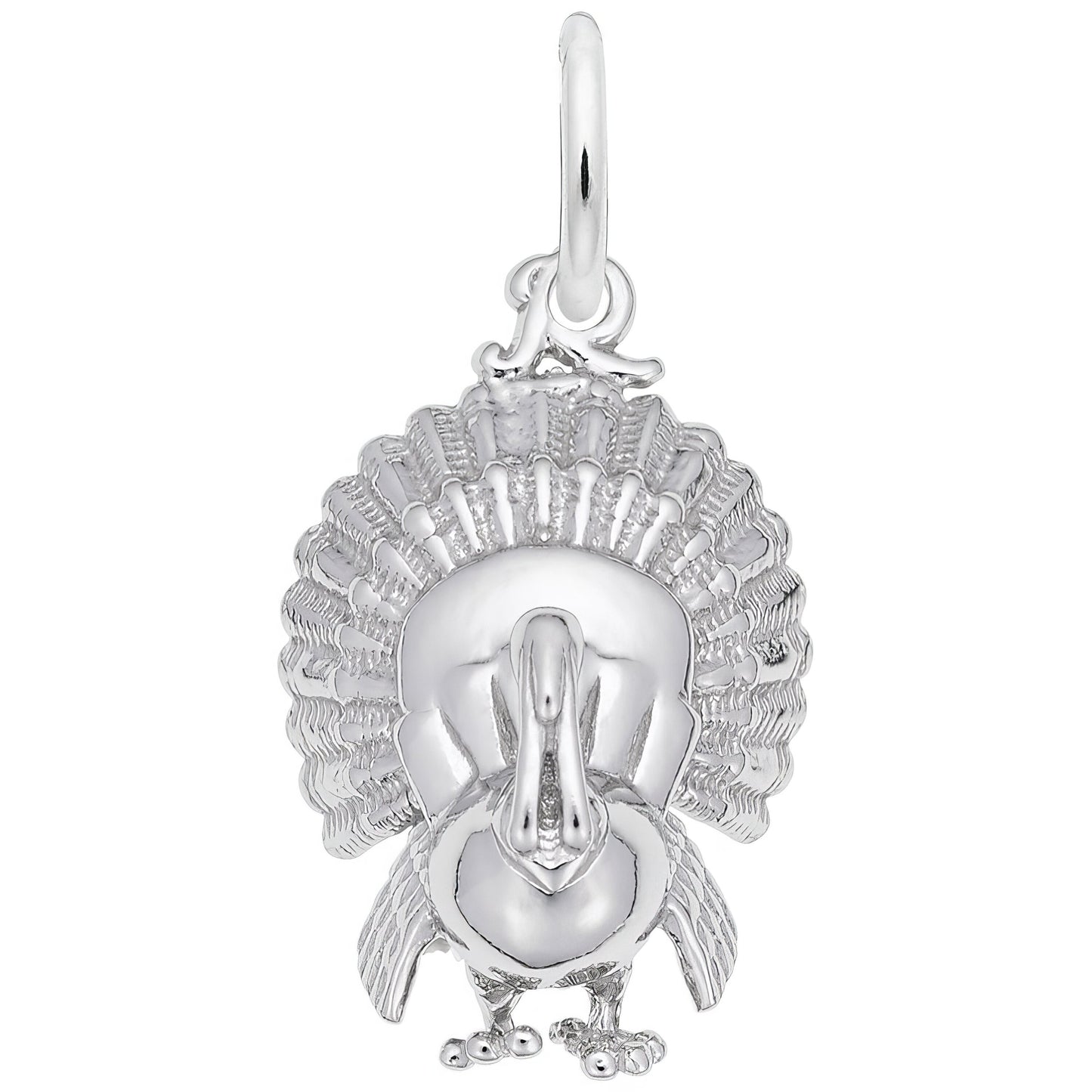Sterling Silver Turkey Charm