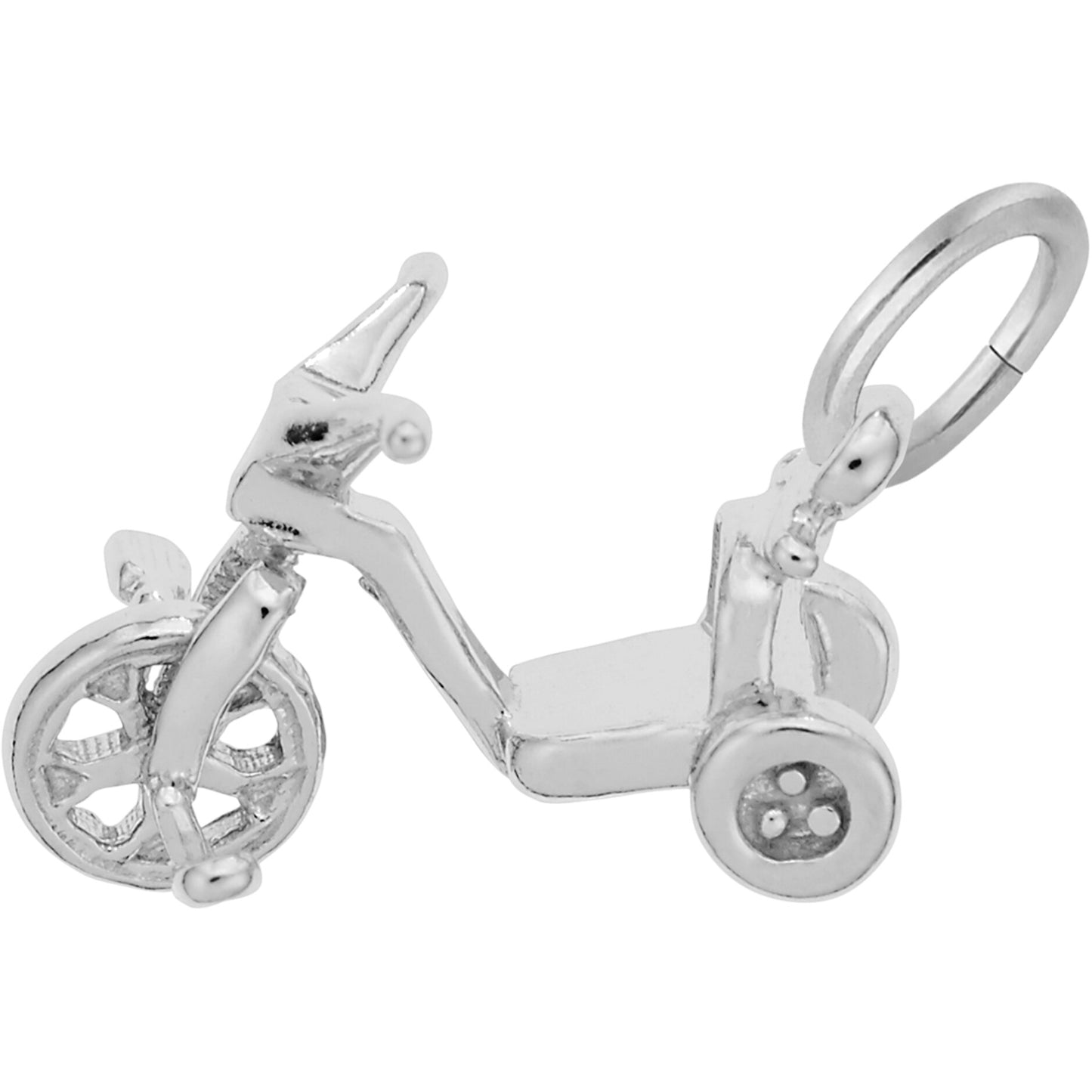 Tricycle Charm - Metal - Sterling Silver
