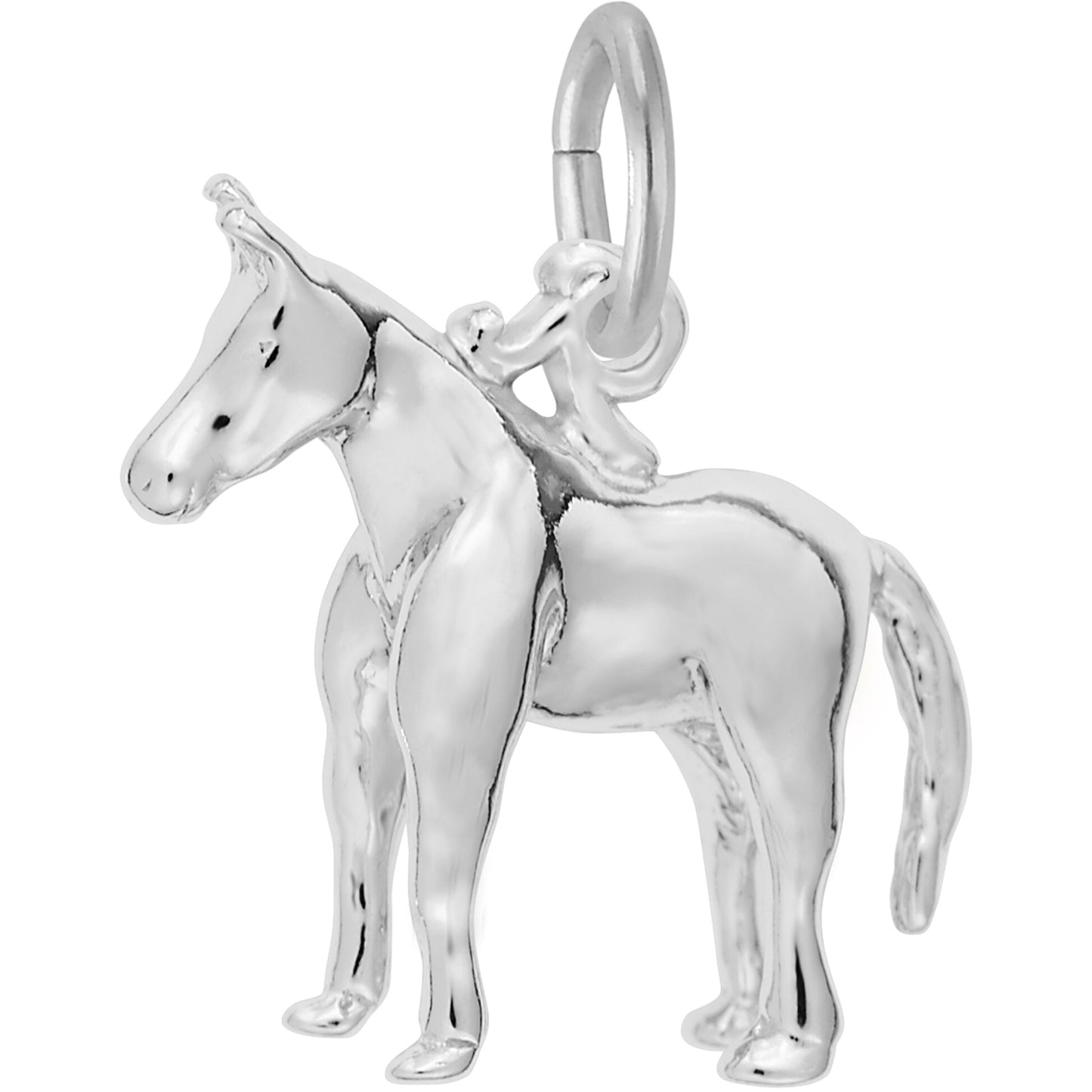 Mule Charm - Metal - Sterling Silver