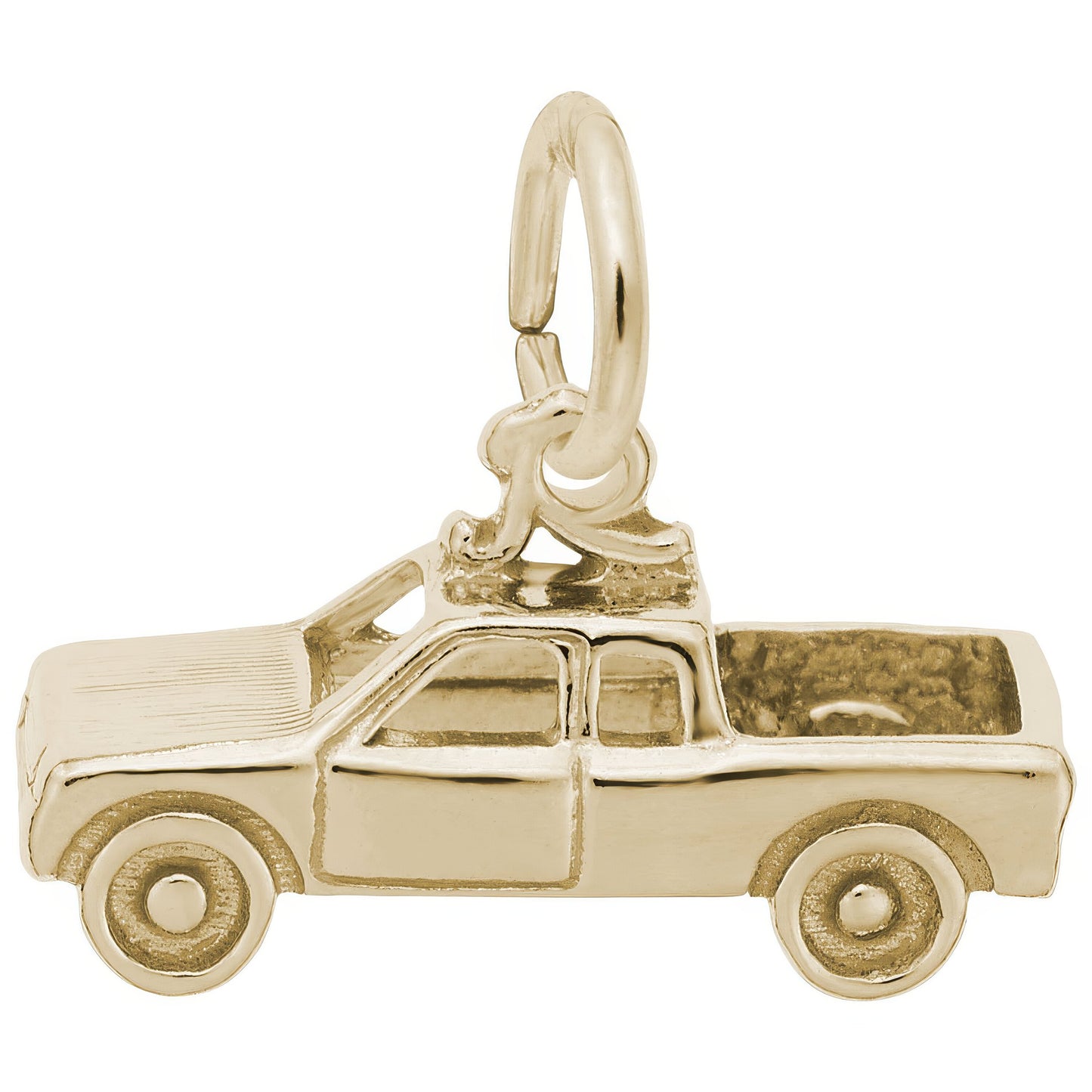 Pickup Truck Charm - Metal - Sterling Silver