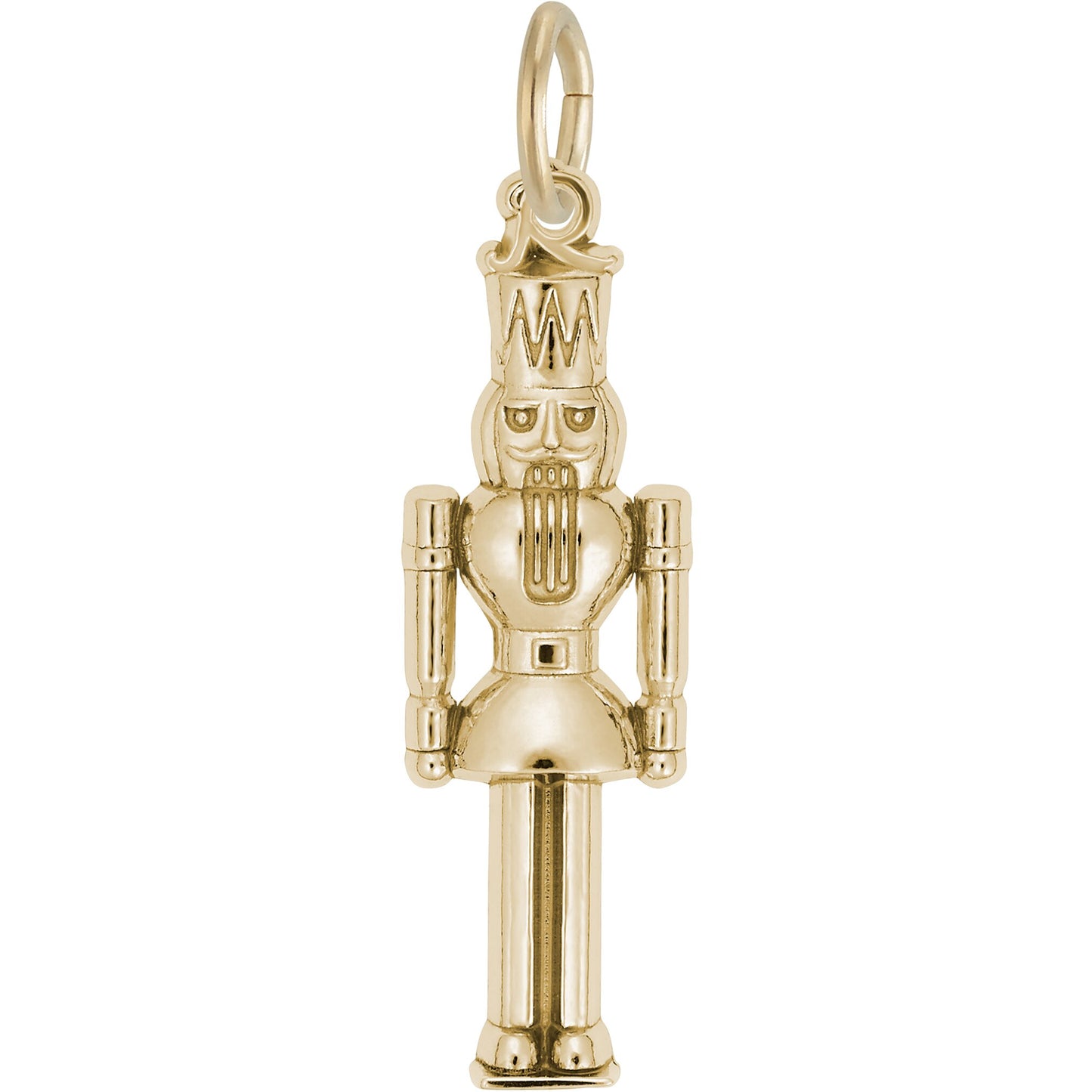 Nutcracker King Charm - Metal - Sterling Silver