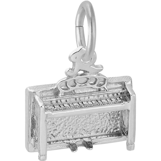 Spinet Charm - Metal - Sterling Silver