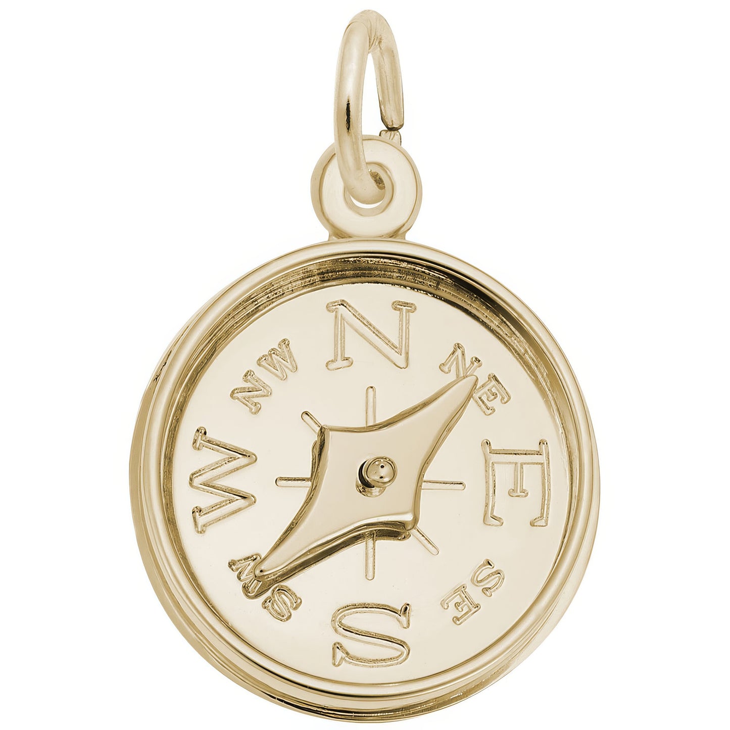 Sterling Silver Compass Charm